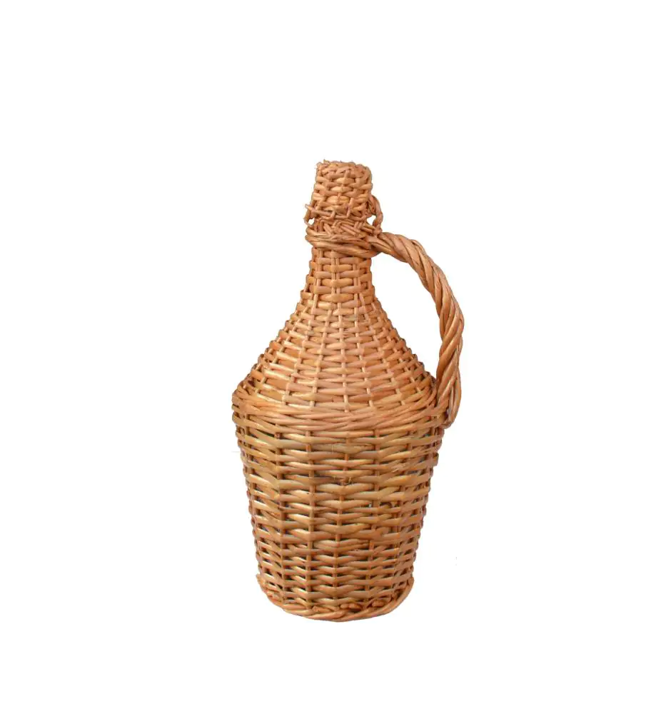 Demijohn im Weidegeflecht