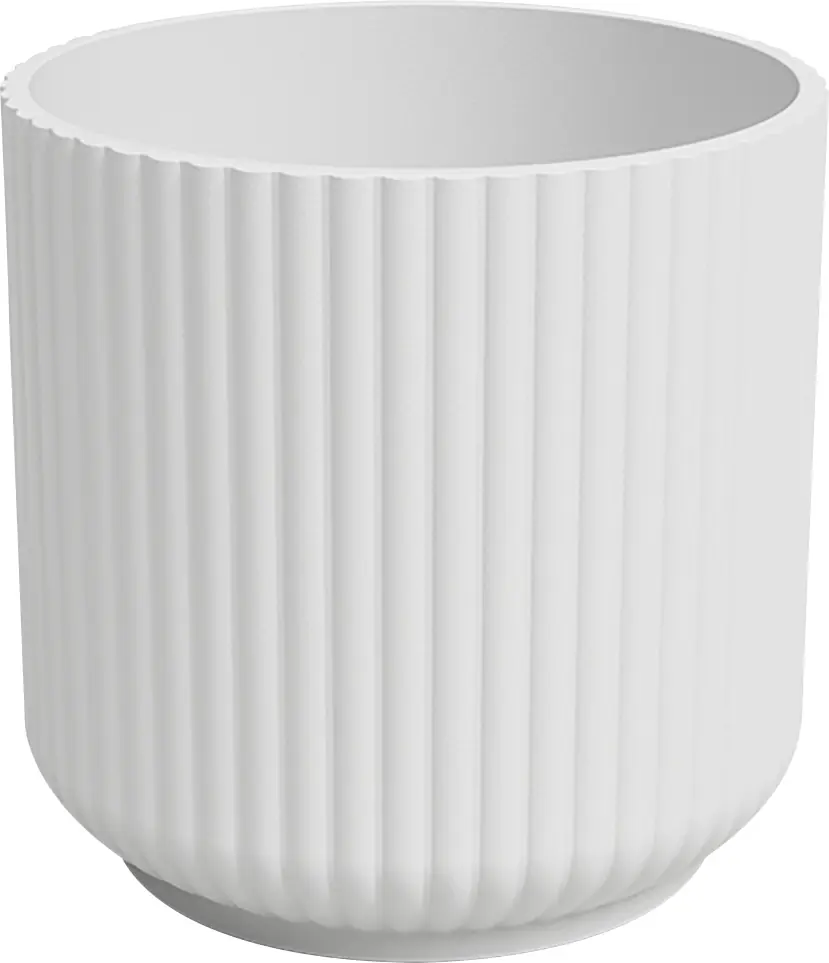 Artevasi Übertopf Luna Keramik weiß matt Ø 8 x 7 cm 