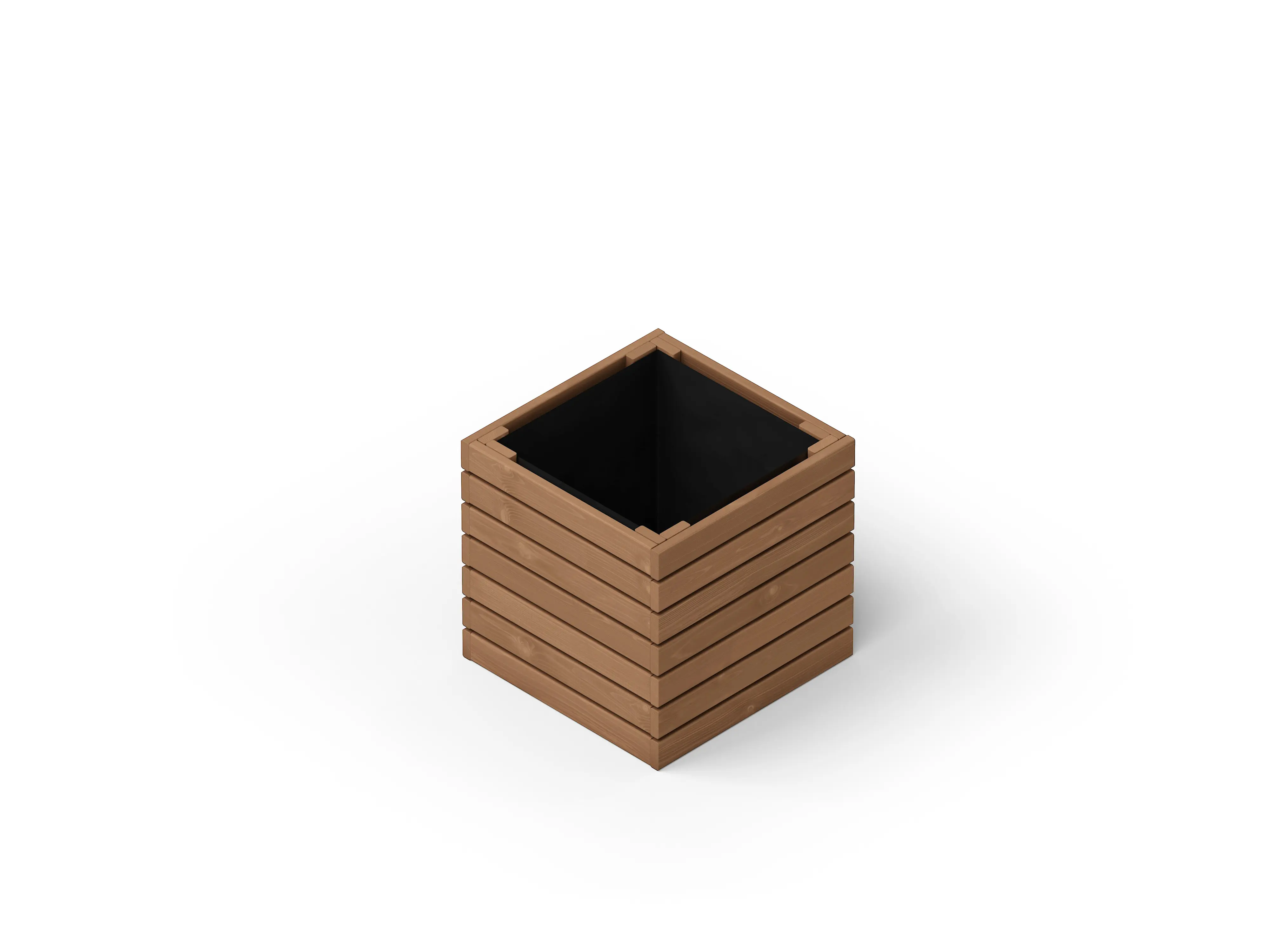 Upyard Hochbeet ProPlanter Single Holz 36,5 x 36,5 cm natur