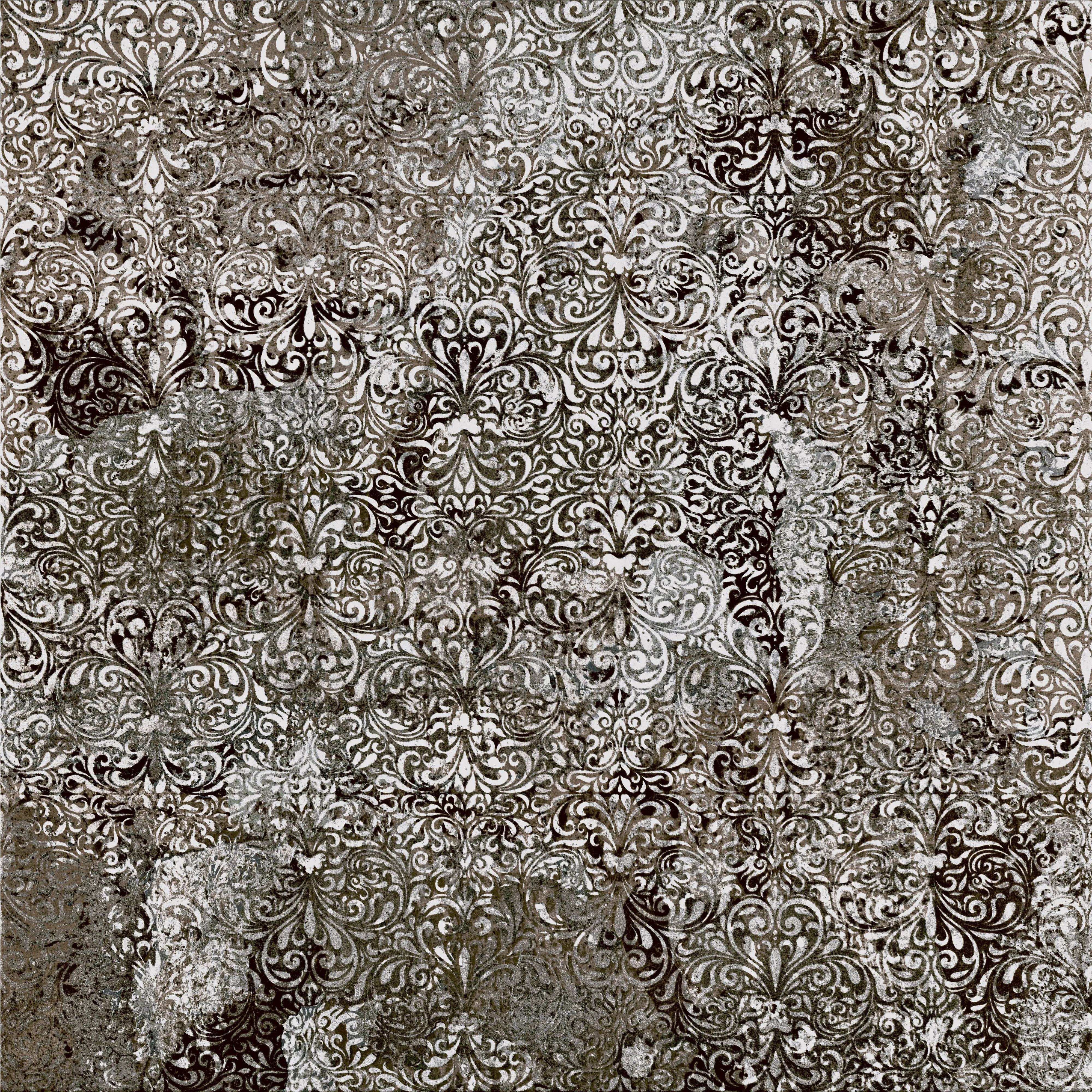 Terrassenplatte Feinsteinzeug Persiana 60 x 60 x 2 cm schwarz