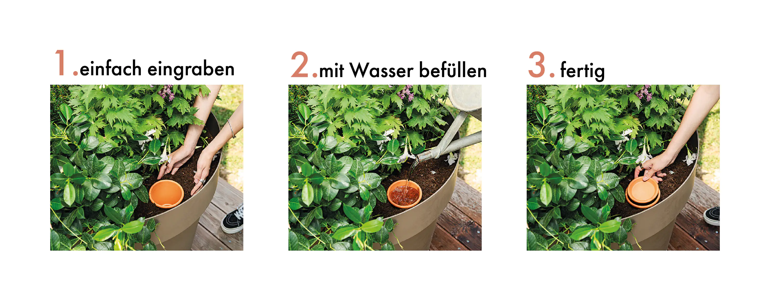 Deroma Bewässerungskegel Aquado Ø 23,5 cm