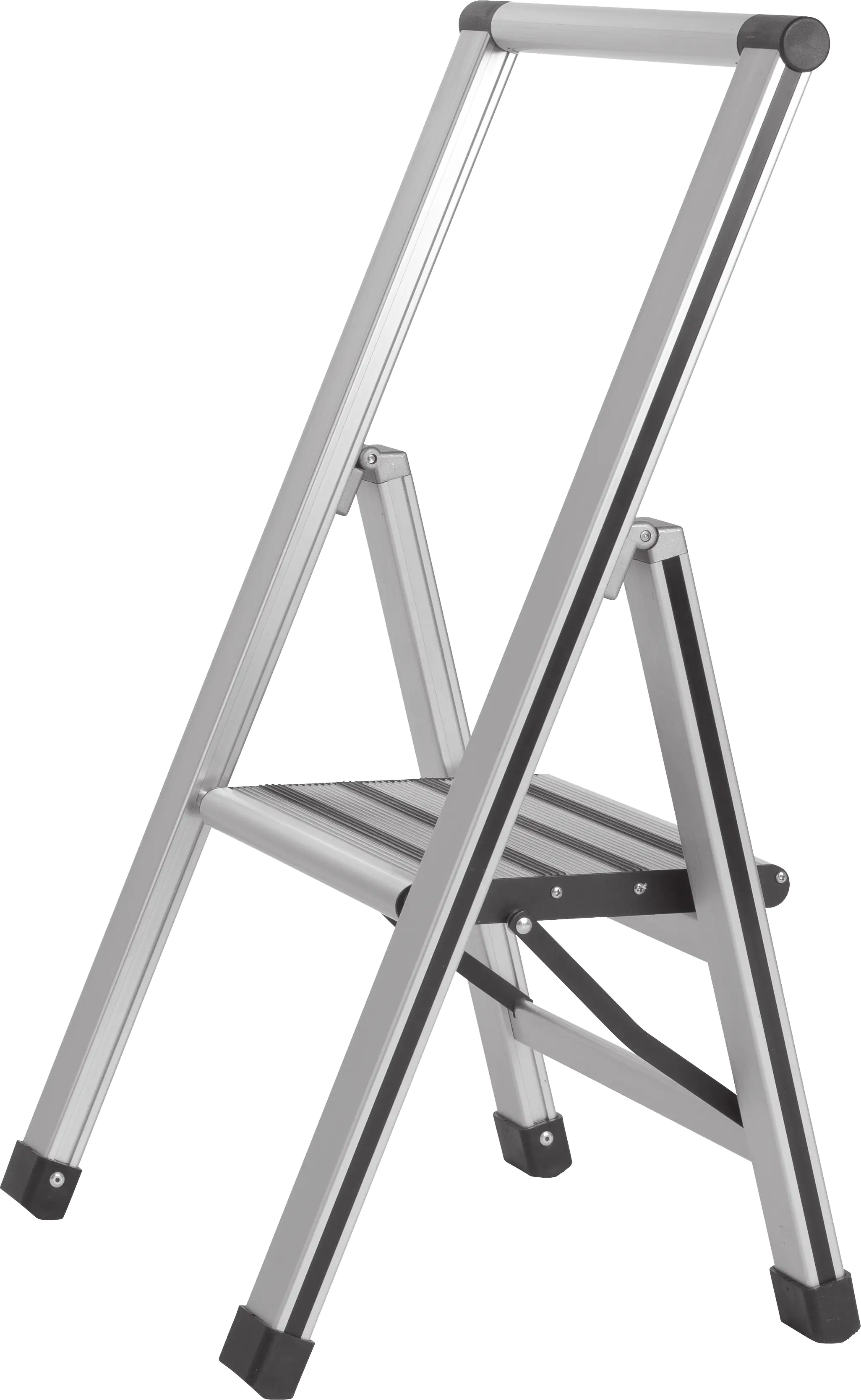 Wenko Aluminium-Design Klapptrittleiter 2,05 m