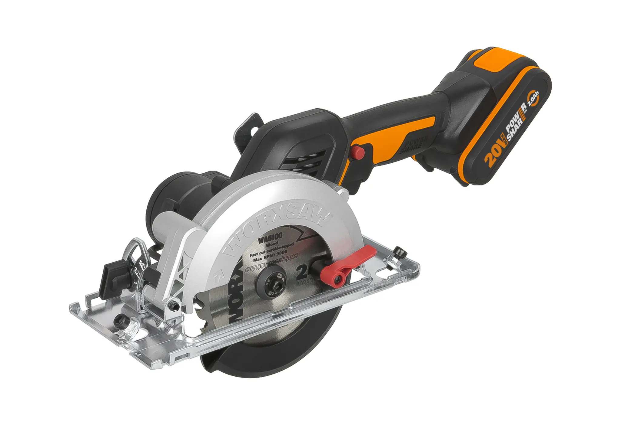 Worx Akku Kreissäge WX531 20 V inkl. 2 Ah Akku & Ladegerät
