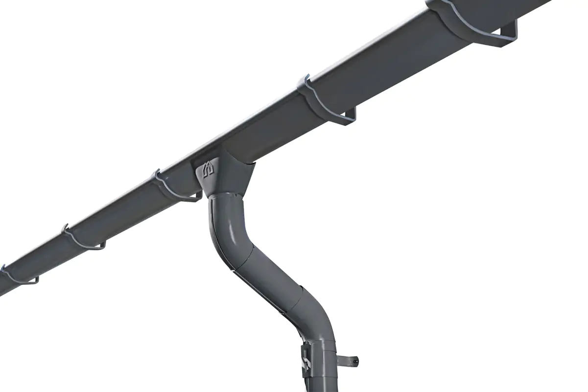 SKAN HOLZ Regenrinnen-Set für Pavillon Nancy 1, Stahl, verzinkt u. anthrazit beschichtet SKAN HOLZ Regenrinnen-Set für Pavillon Nancy 1, Stahl, verzinkt u. anthrazit beschichtet