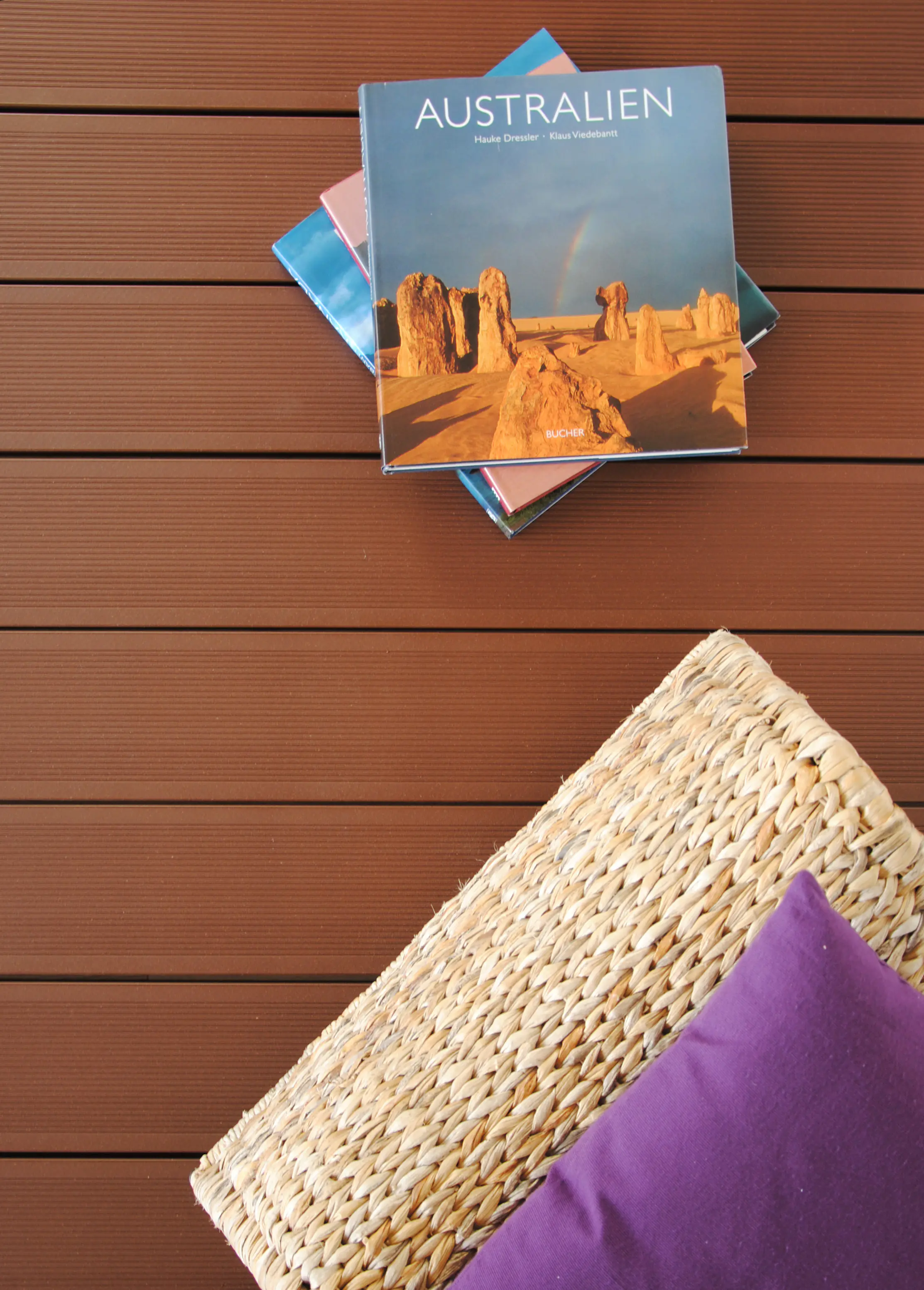 Kovalex Terrassendiele WPC 14,5 x 2,6 cm braun mattiert Meterware