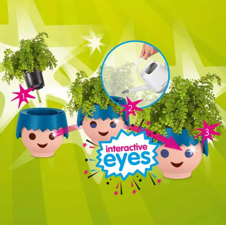 Lechuza Blumentopf Playmobil®Ojo Ø 21 cm apple green 