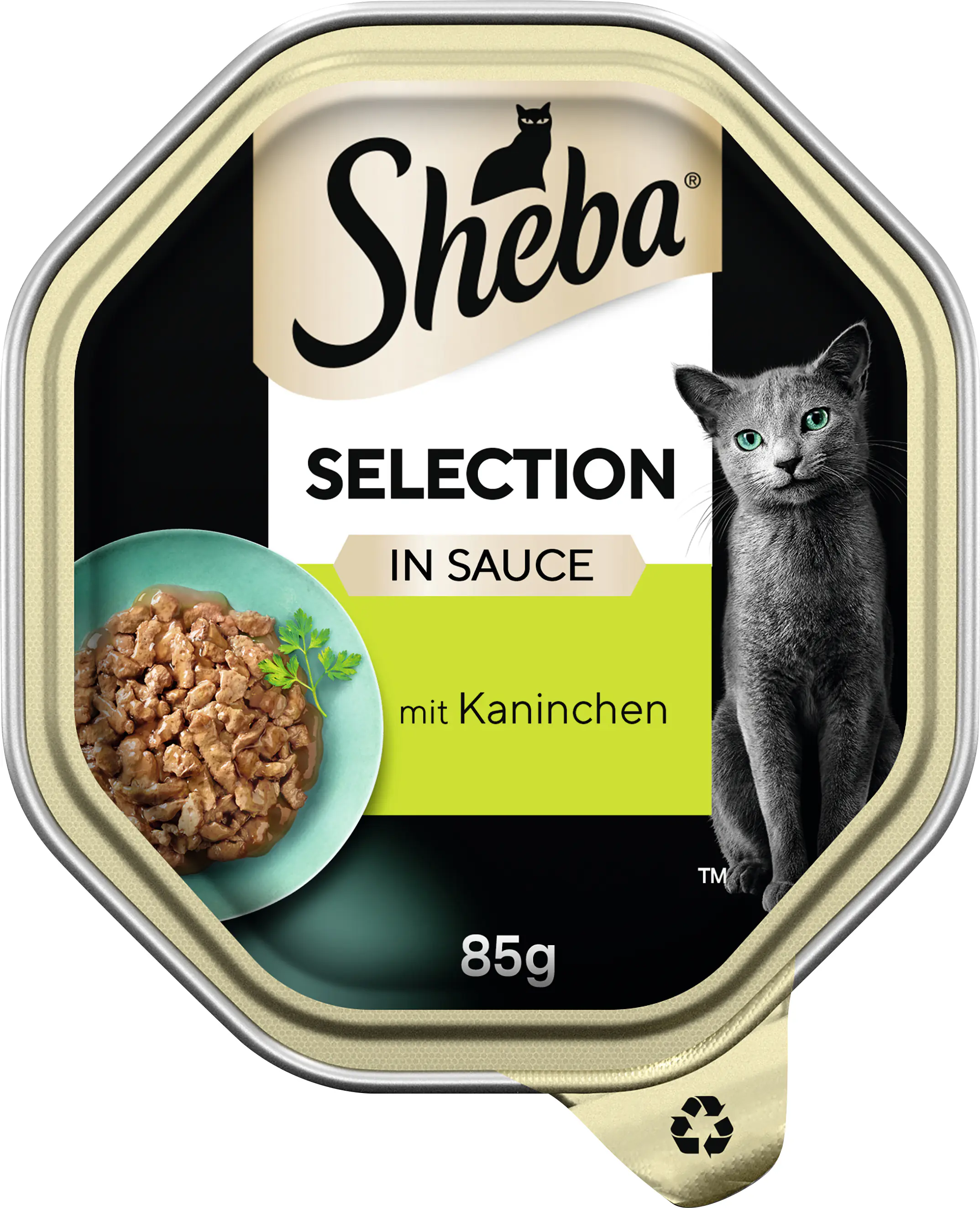 Sheba Selection in Sauce Katzennassfutter Adult 85 g Kaninchenhäppchen