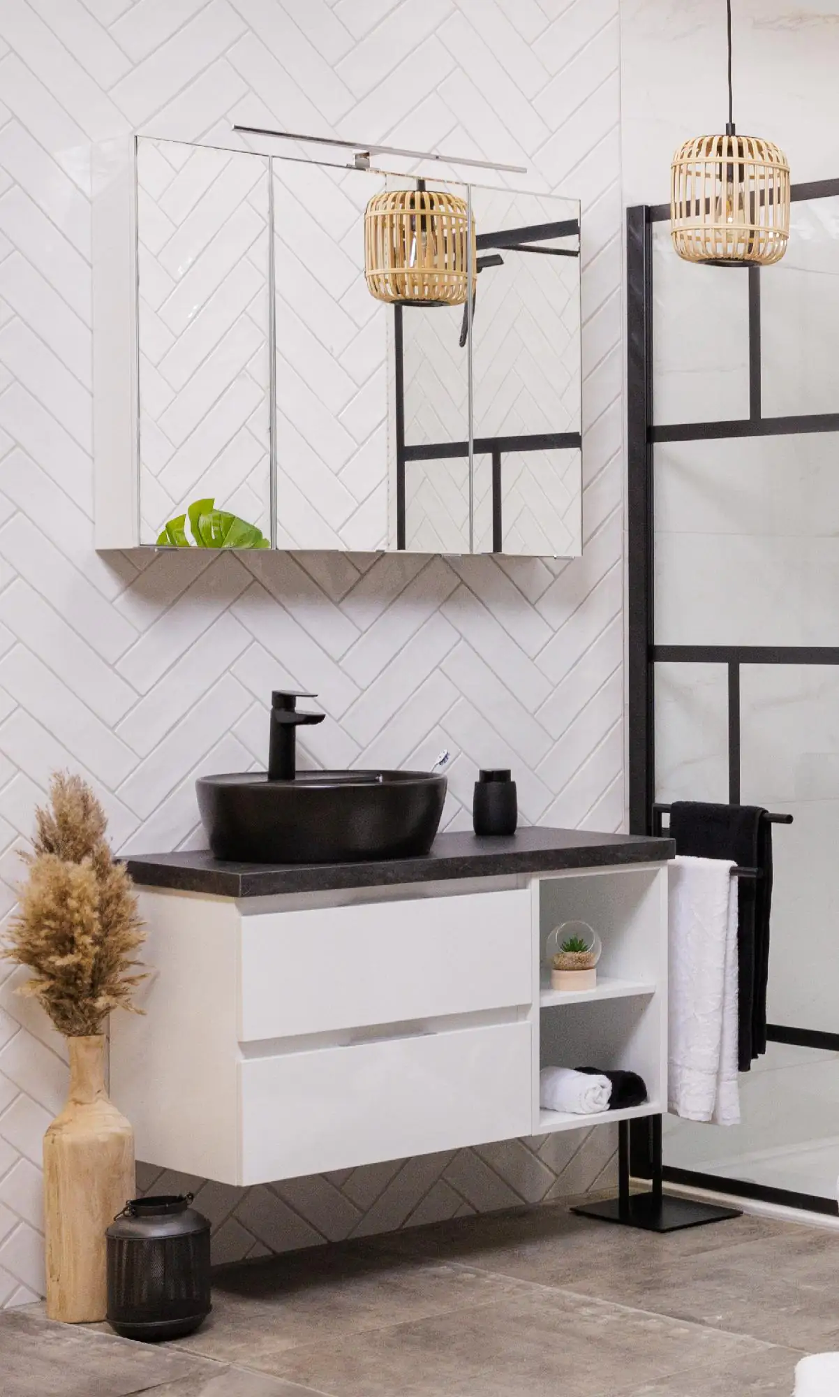 Pelipal Waschtischunterschrank-Set Serie 4035 schneeweiß / Schieferoptik Pelipal Waschtischunterschrank-Set Serie 4035 schneeweiß / Schieferoptik