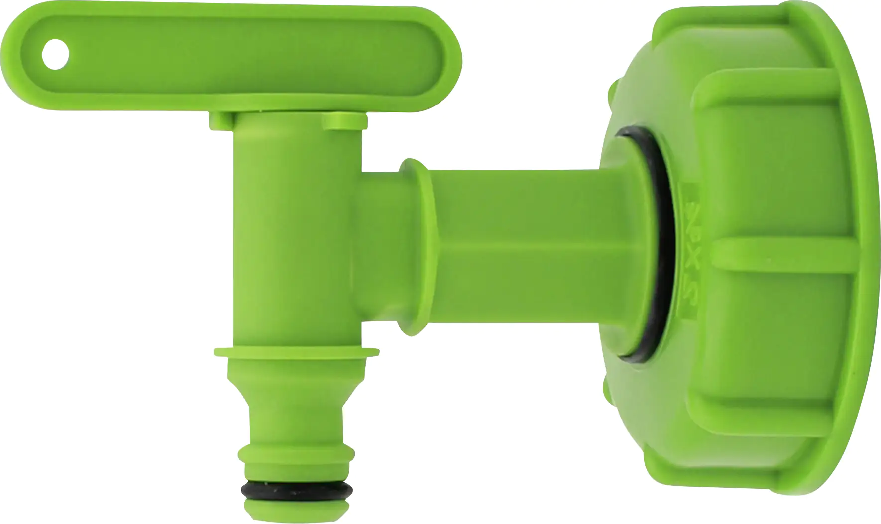 Graf Otto IBC Adapter 2 Zoll mit kleinem Hahn