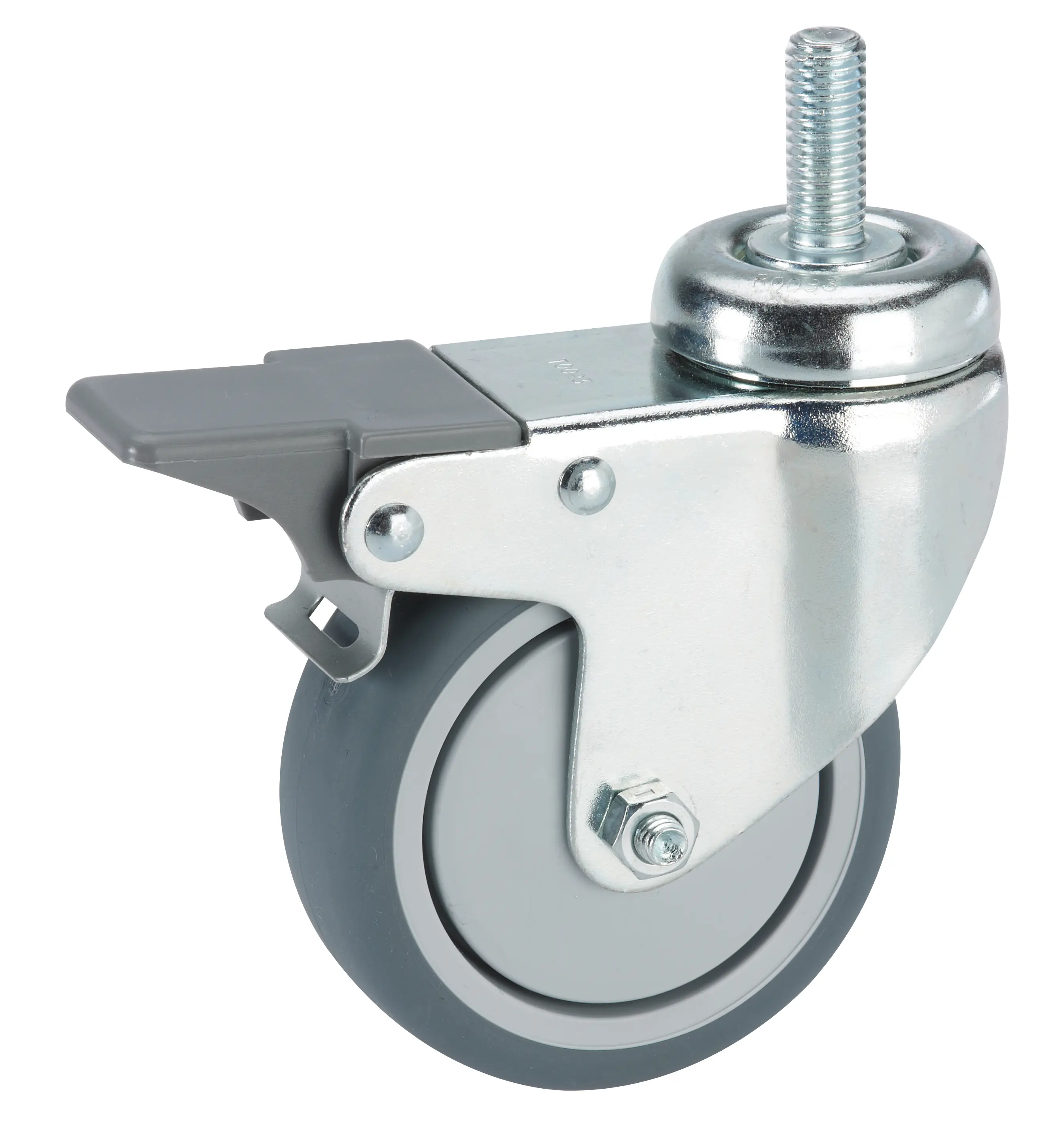 Apparate-Lenkrolle mit Totalfeststeller 50 x 19 mm Tragkr. 45 kg