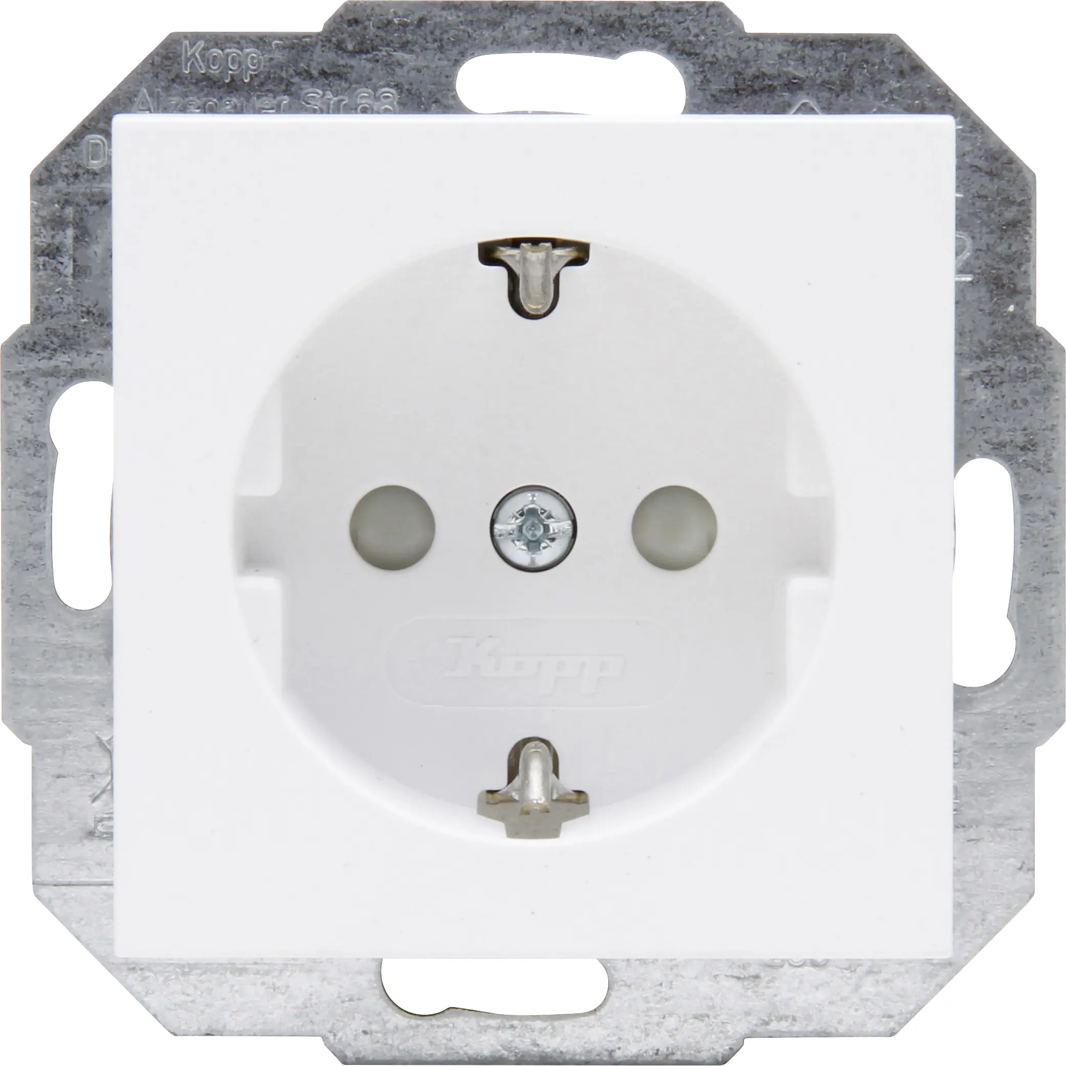 Kopp Schutzkontaktsteckdose Athenis arktisweiß matt, 940132087