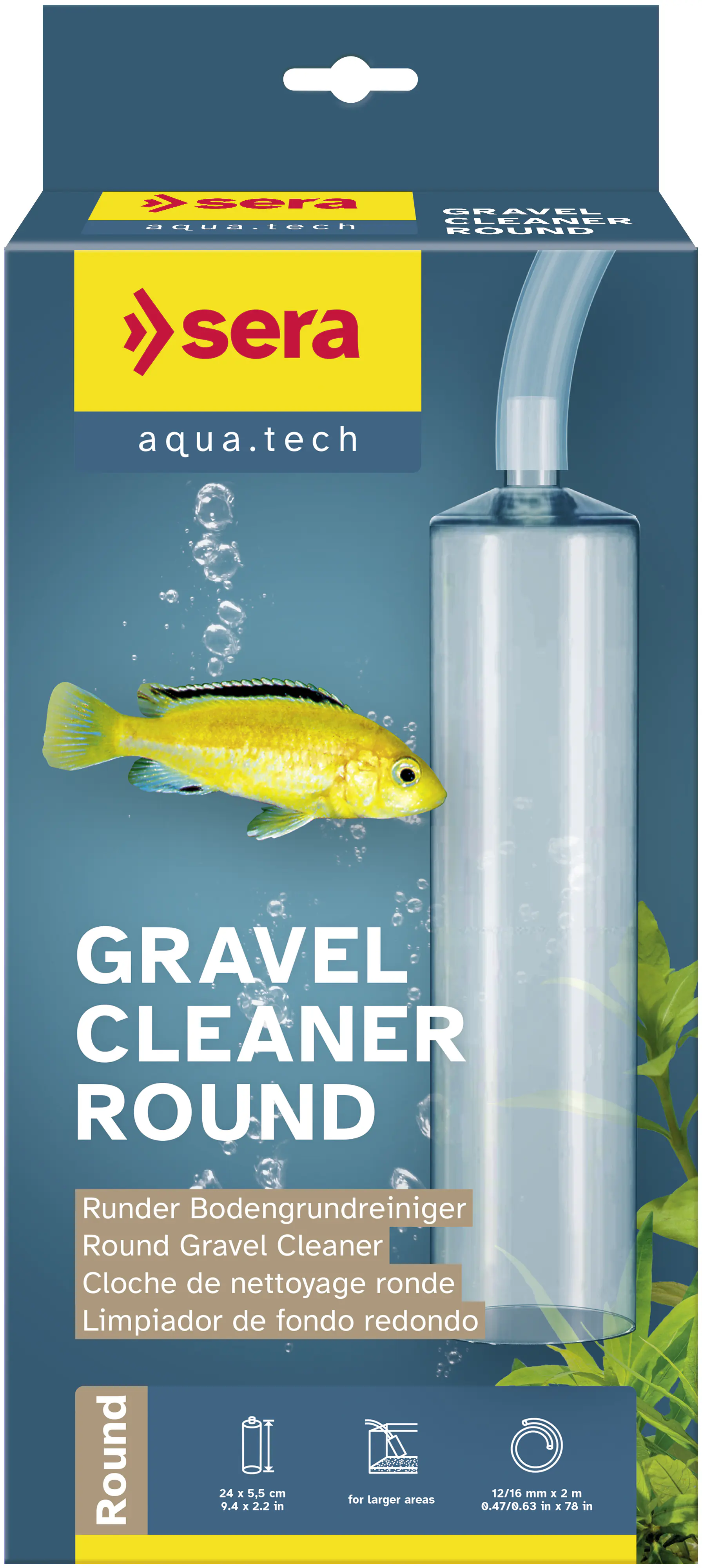 Sera Aquariumzubehör Bodenreiniger Gravel Cleaner Round 