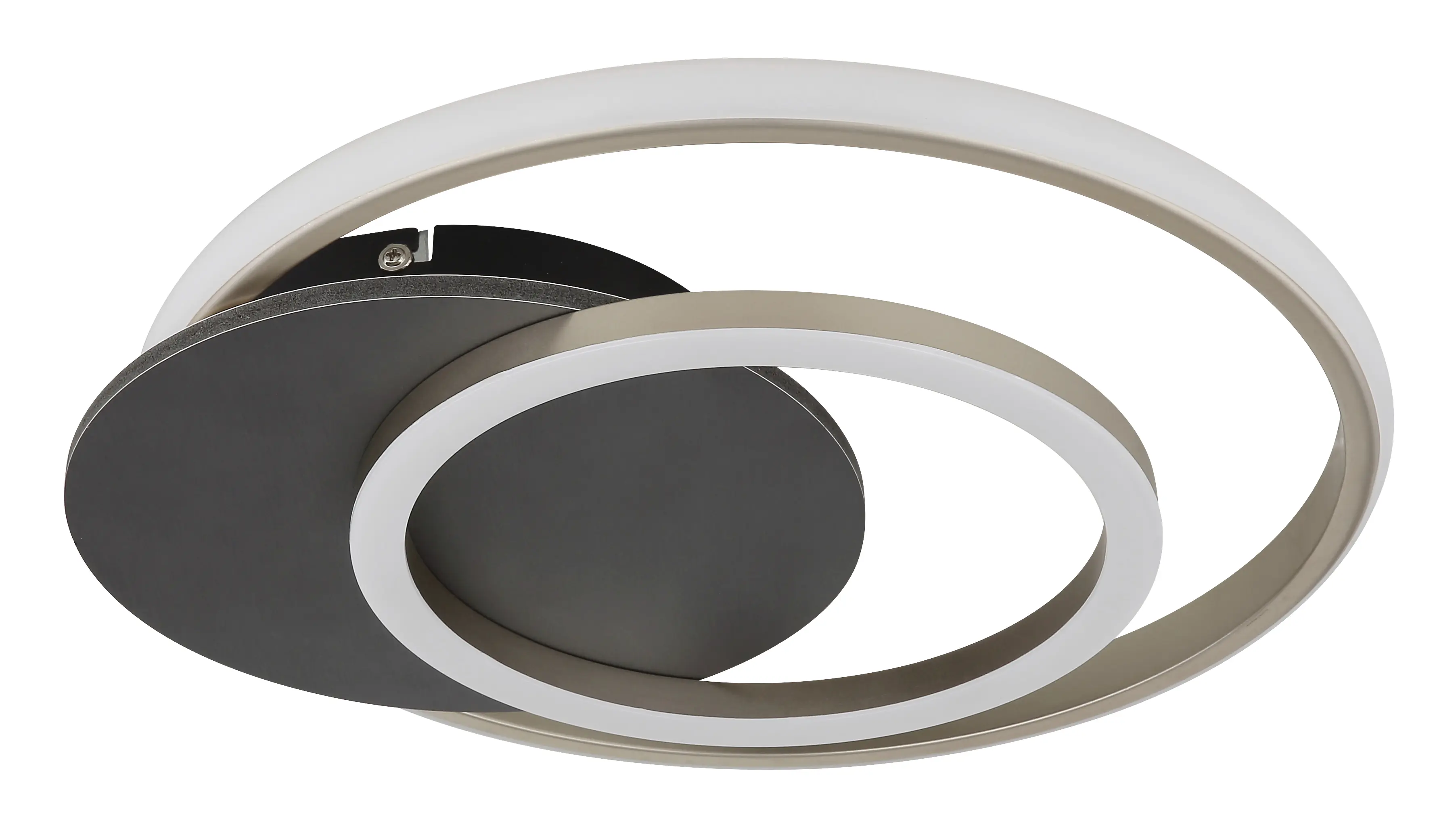 Globo Deckenleuchte Julio 38 x 36 cm grau matt warmweiß