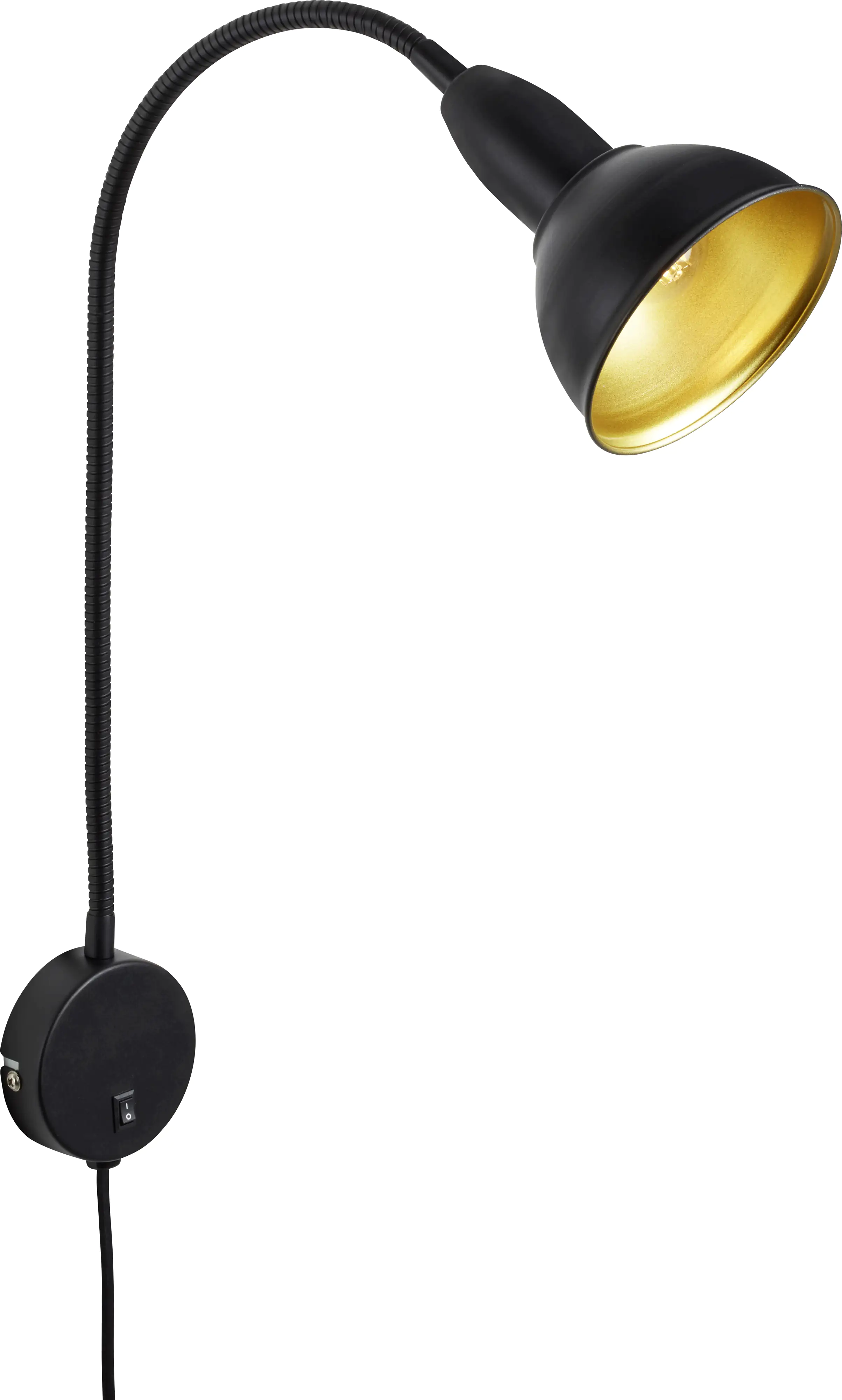 Briloner Wandleuchte Hygge schwarz E14, max. 25 W Briloner Wandleuchte Hygge schwarz E14, max. 25 W