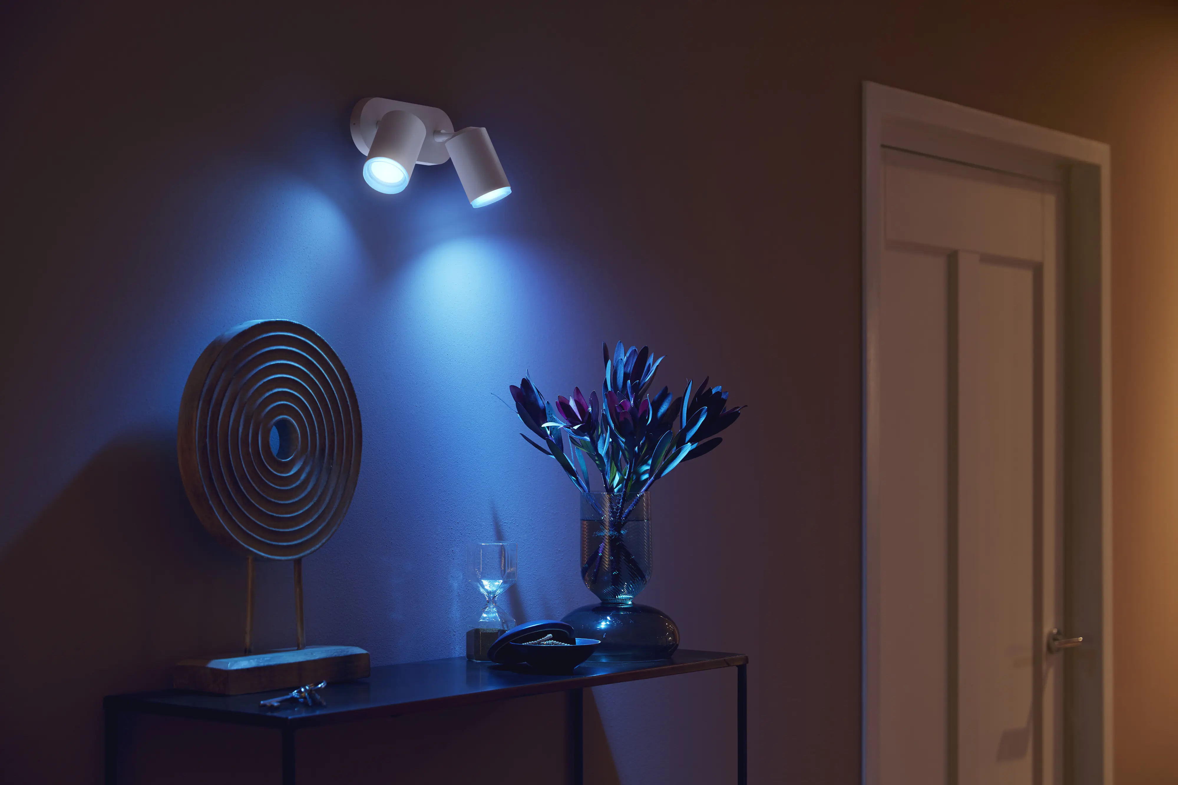Philips 2er Spot Fugato 8,4W RGB weiß