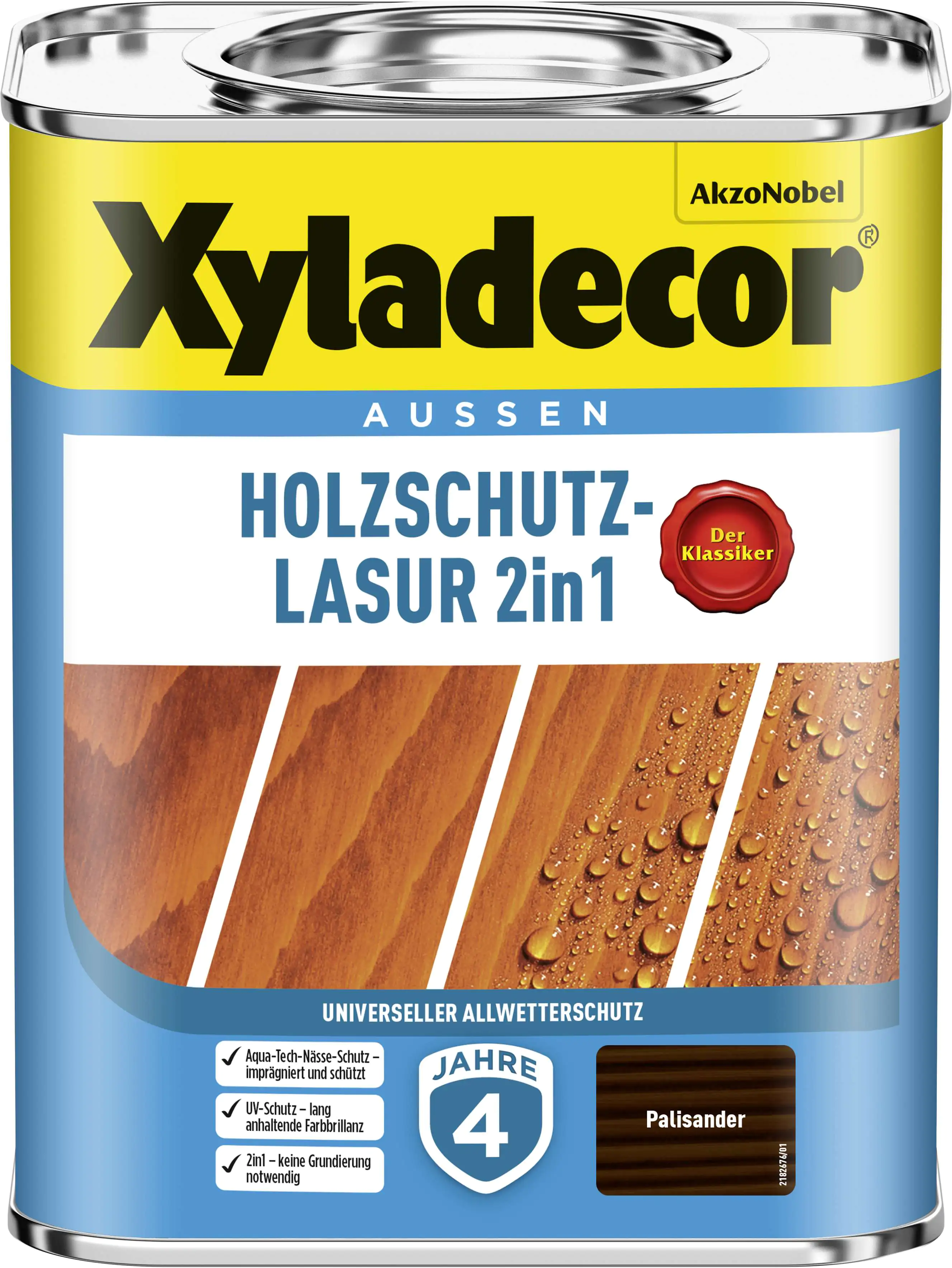 Xyladecor Holzschutzlasur 750 ml palisander 2in1 Xyladecor Holzschutzlasur 750 ml palisander 2in1