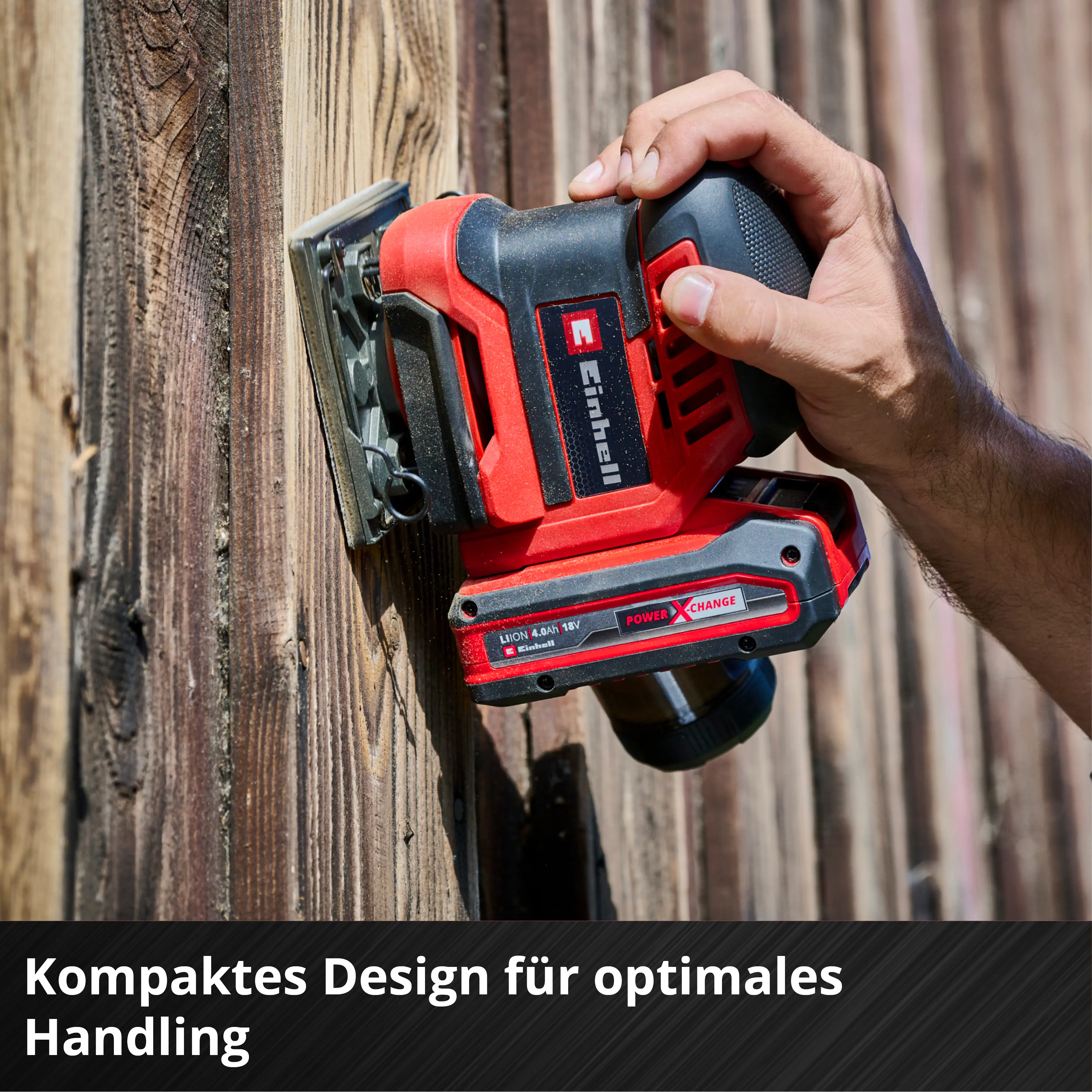 Einhell Expert Akku-Faustschleifer TE-OS 18/113 Li Solo