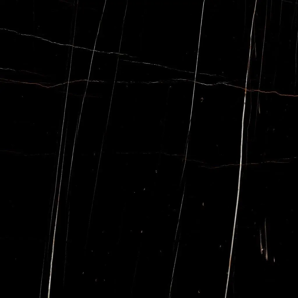 Bodenfliese Feinsteinzeug Sahara 60 x 60 cm schwarz