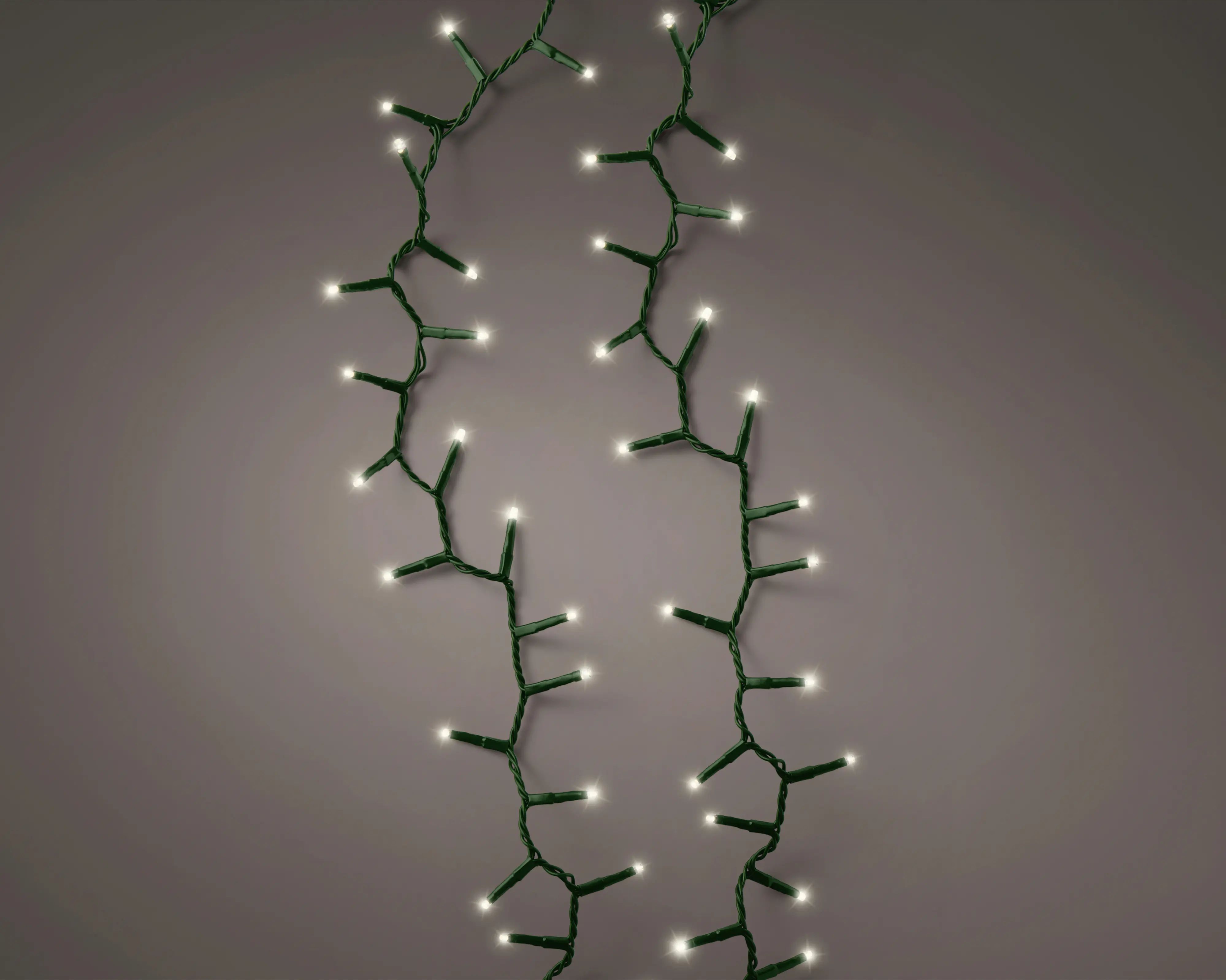 Lumineo LED-Lichterkette Compact Außen 16 m warmweiß