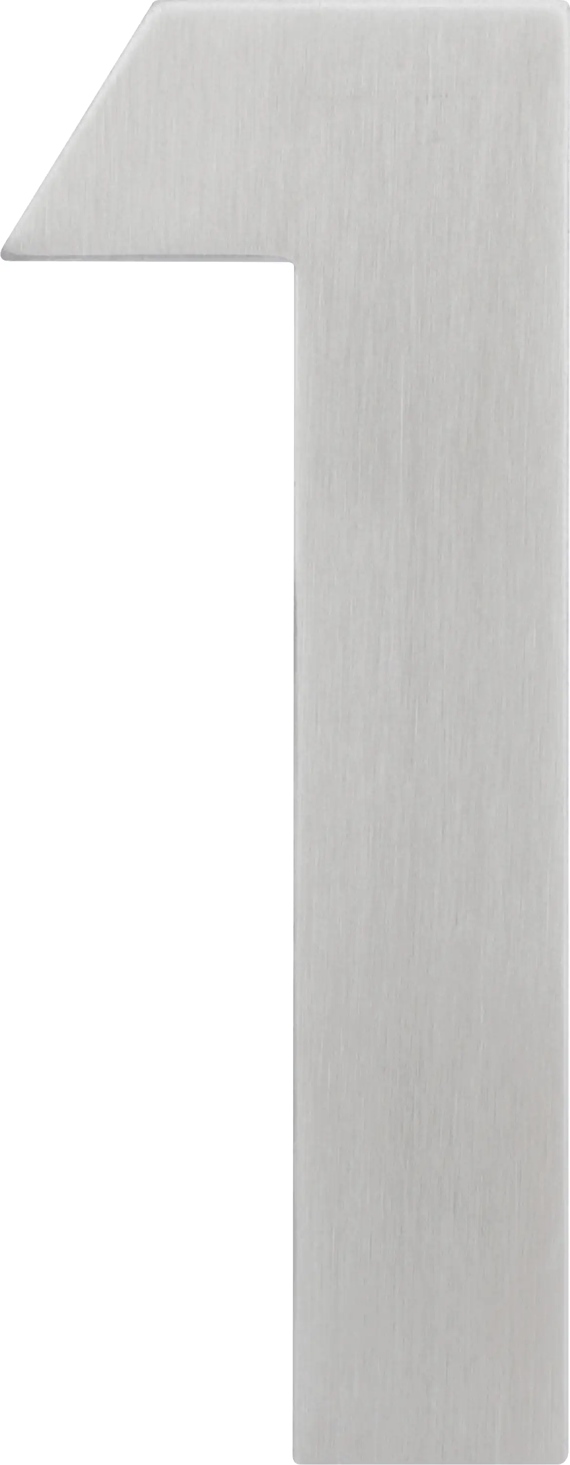 Alpertec Hausnummer 1 Edelstahl