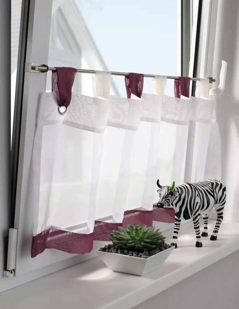 Gardinia Spannvitrage titan, Ø 9 mm, ausziehbar 90-130 cm