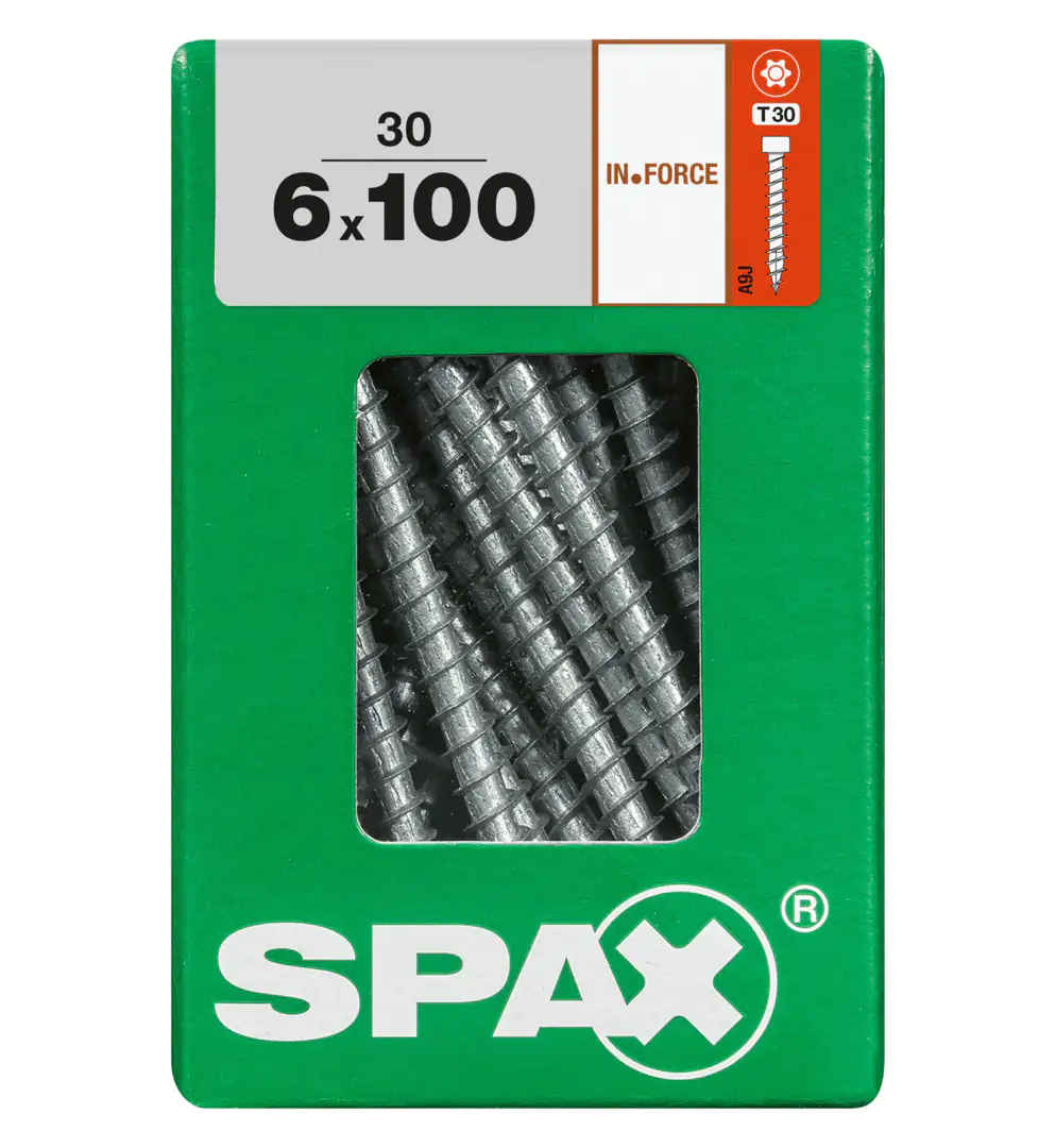 Spax Holzbauschrauben 6.0 x 100 mm TX 30 - 30 Stk.