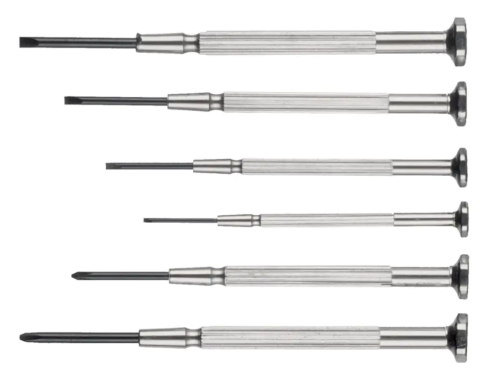 Schraubendrehersatz 6-teilig Präzision sortiert