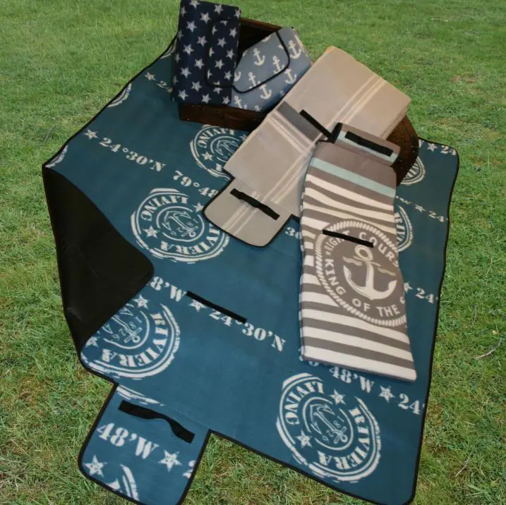 Picknickdecke Thermo 130 x 170 cm 4-fach sortiert