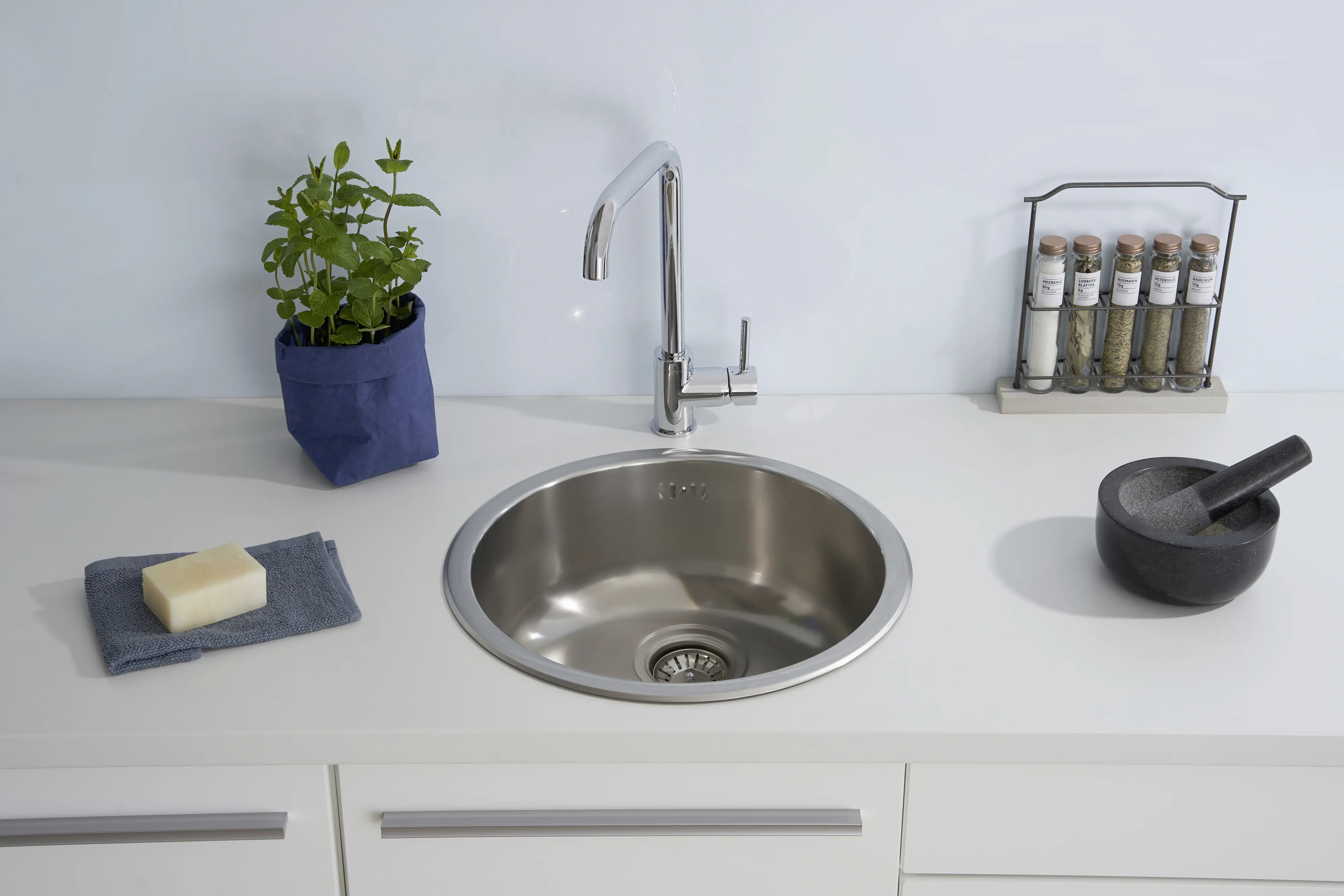 respekta Einbauspüle 1 Becken Portland Single 446