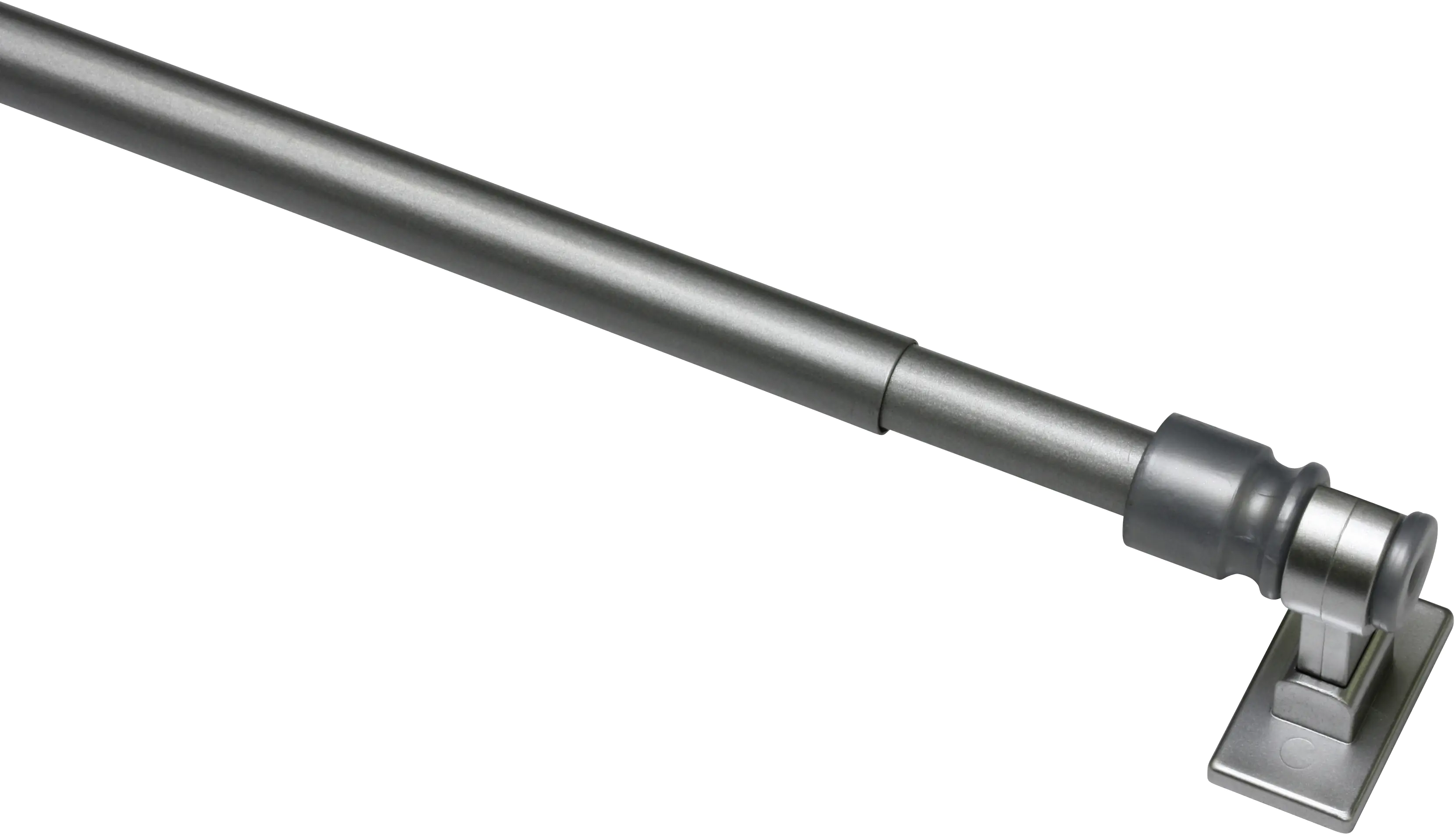 Gardinia Caféhausstange California silber-matt, 50 - 85 cm, Ø 12 mm