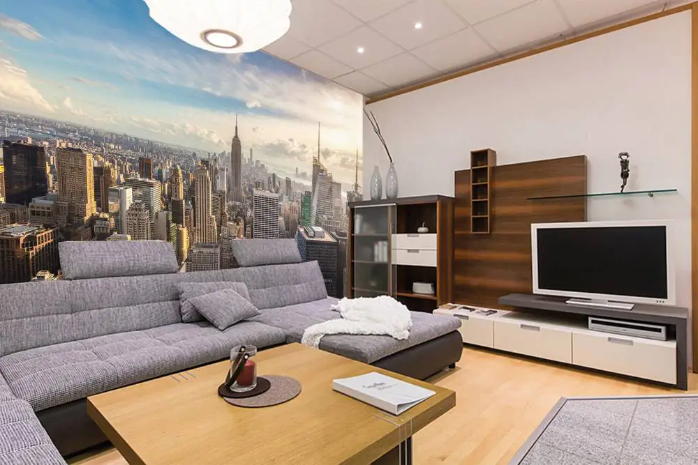 papermoon Vlies- Fototapete Digitaldruck 350 x 260 cm New York City Skyline