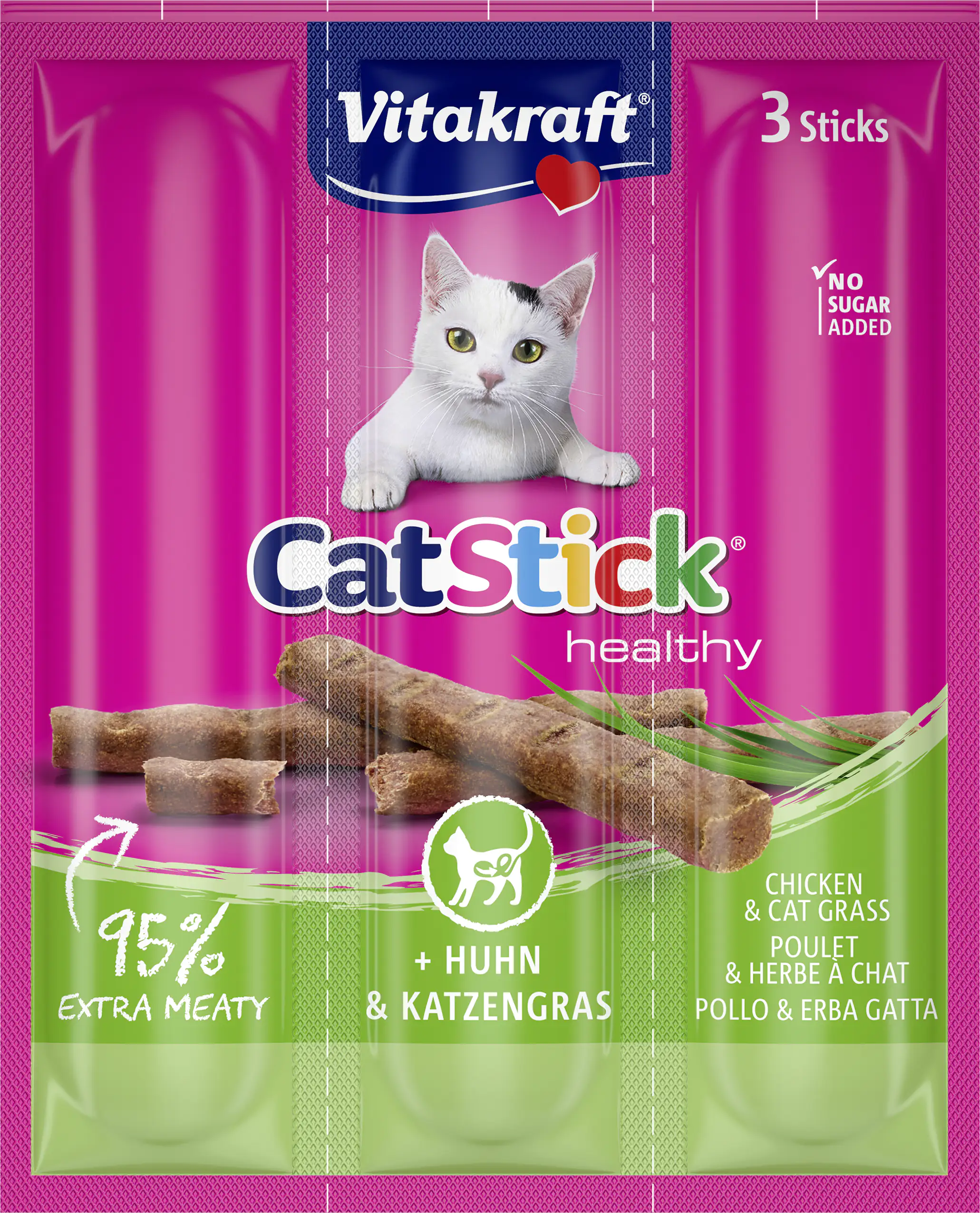 Vitakraft Katzensnack Huhn & Katzengras Vitakraft Katzensnack Huhn & Katzengras