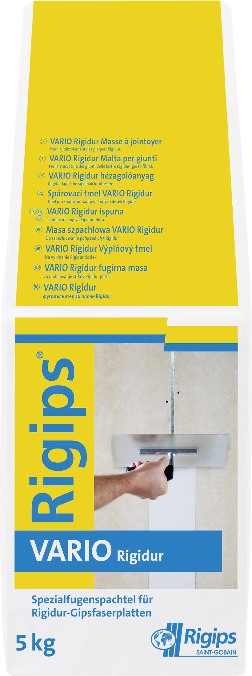 Rigips Vario Rigidur Fugenspachtel 5 kg Rigips Vario Rigidur Fugenspachtel 5 kg