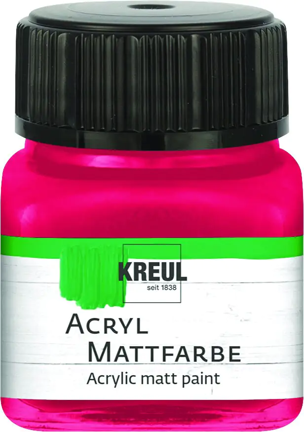 Kreul Acryl Mattfarbe karmin 20 ml