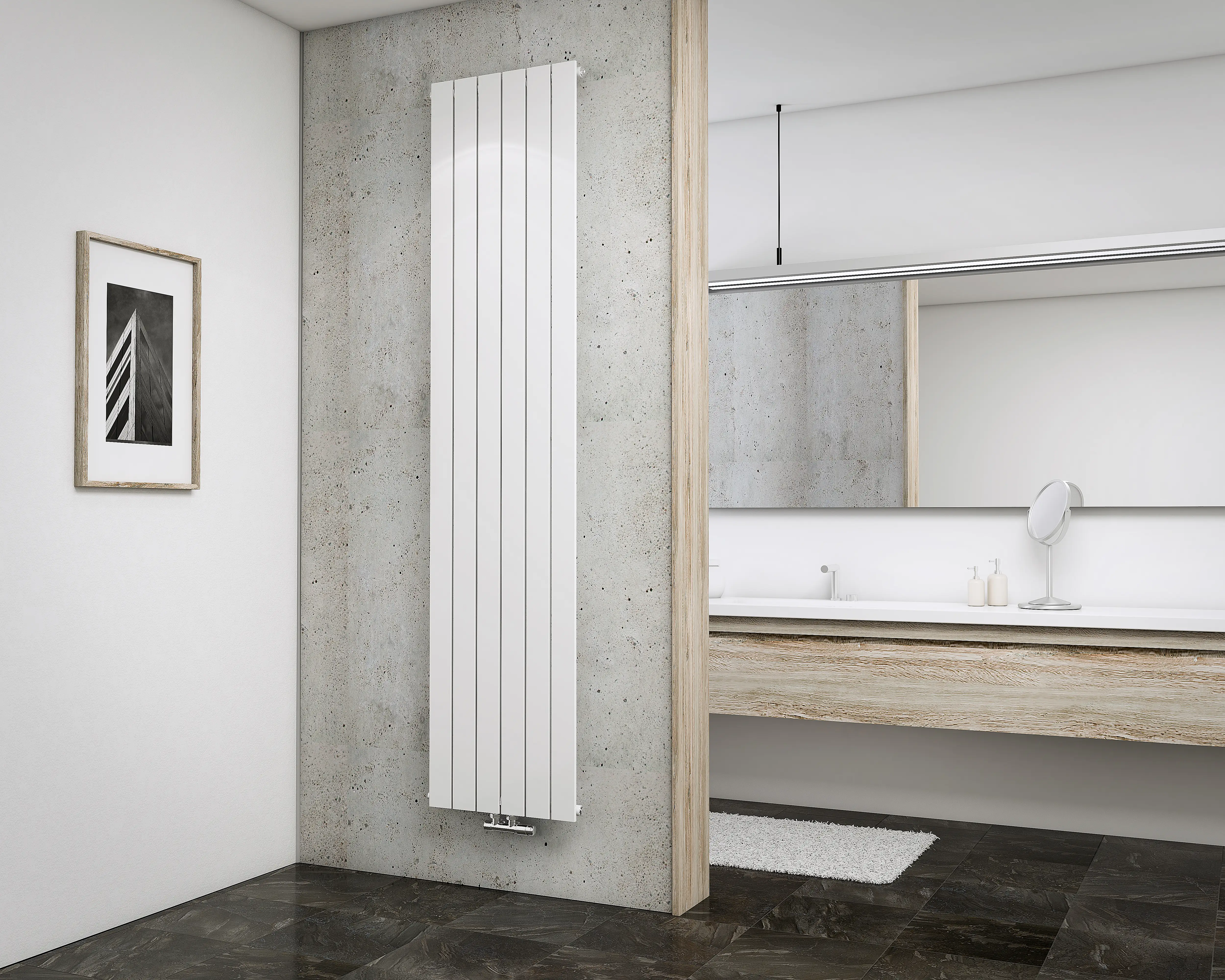 Schulte Badheizkörper Aachen 200 x 46,4 cm 1127 Watt