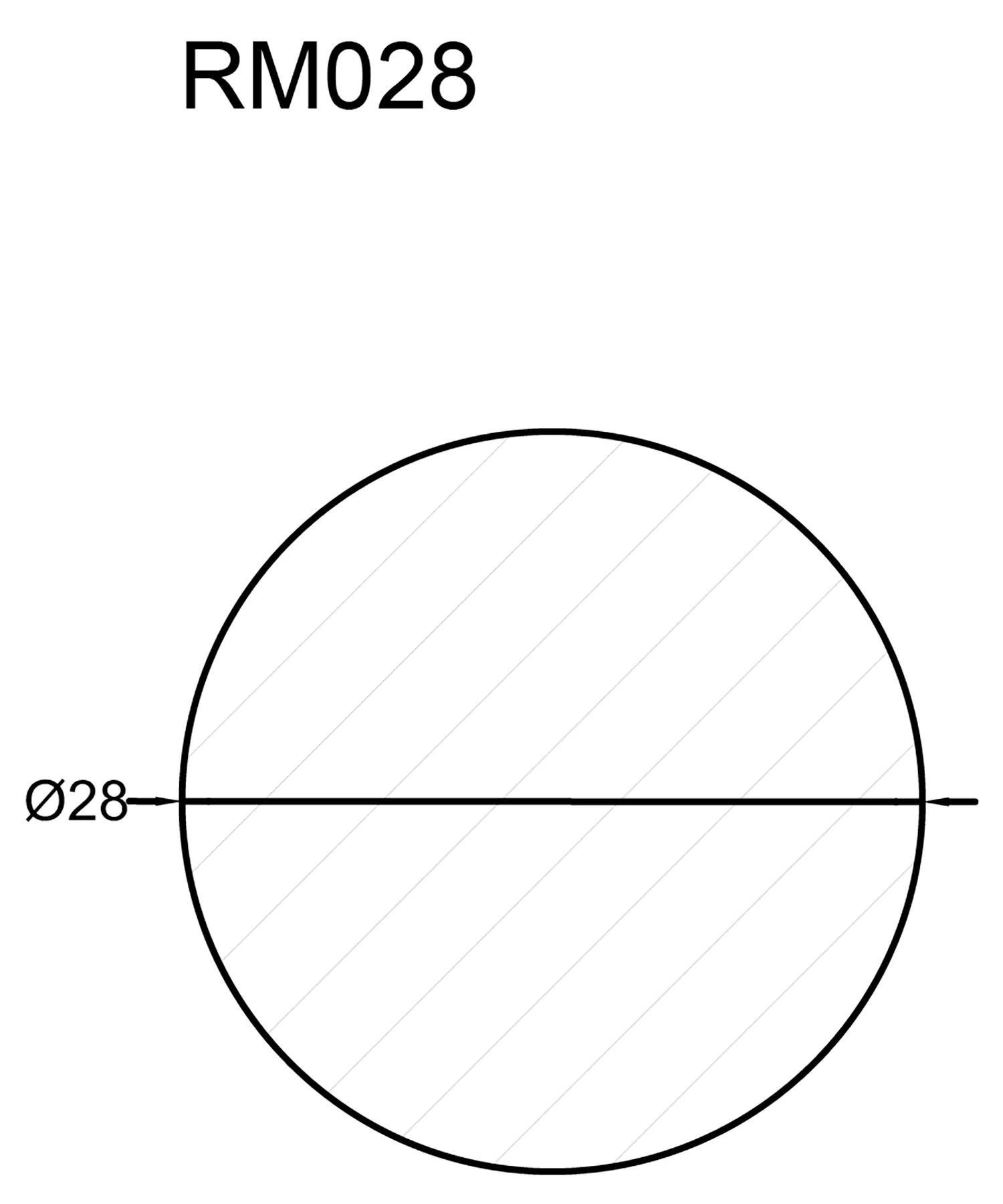 FN Neuhofer Rundstab 240 cm 28 x 28 mm