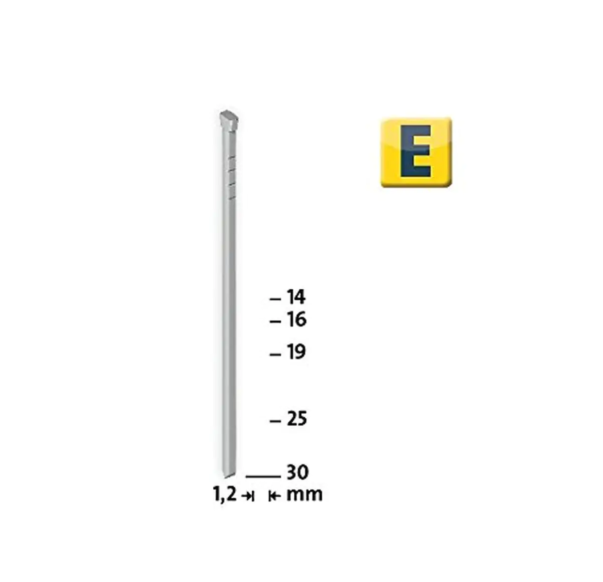 Novus Tackernägel Typ E J 30 mm 1000 Stück