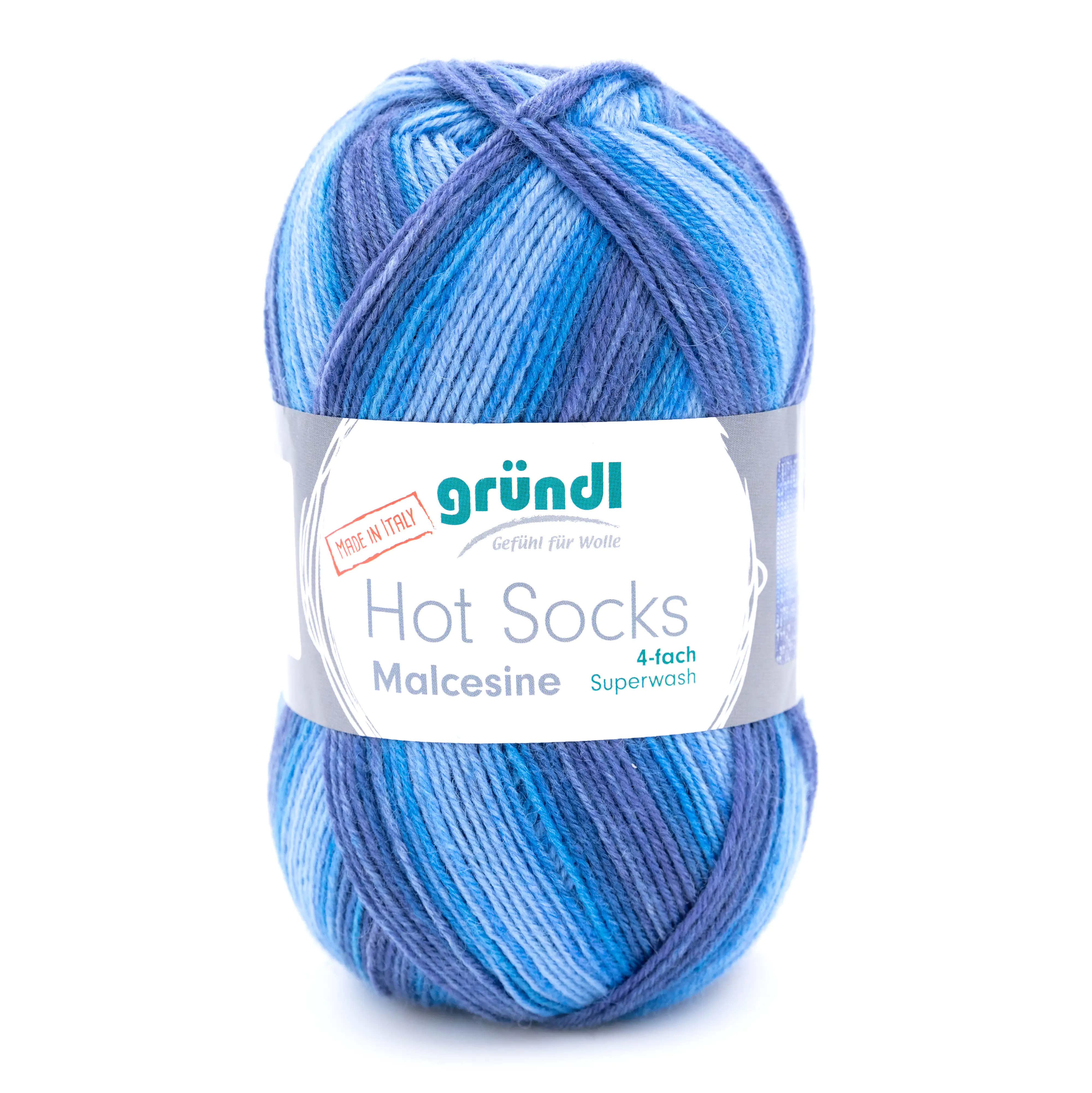 Gründl Wolle Hot Socks Malcesine 4-fach 100 g ocean multicolor