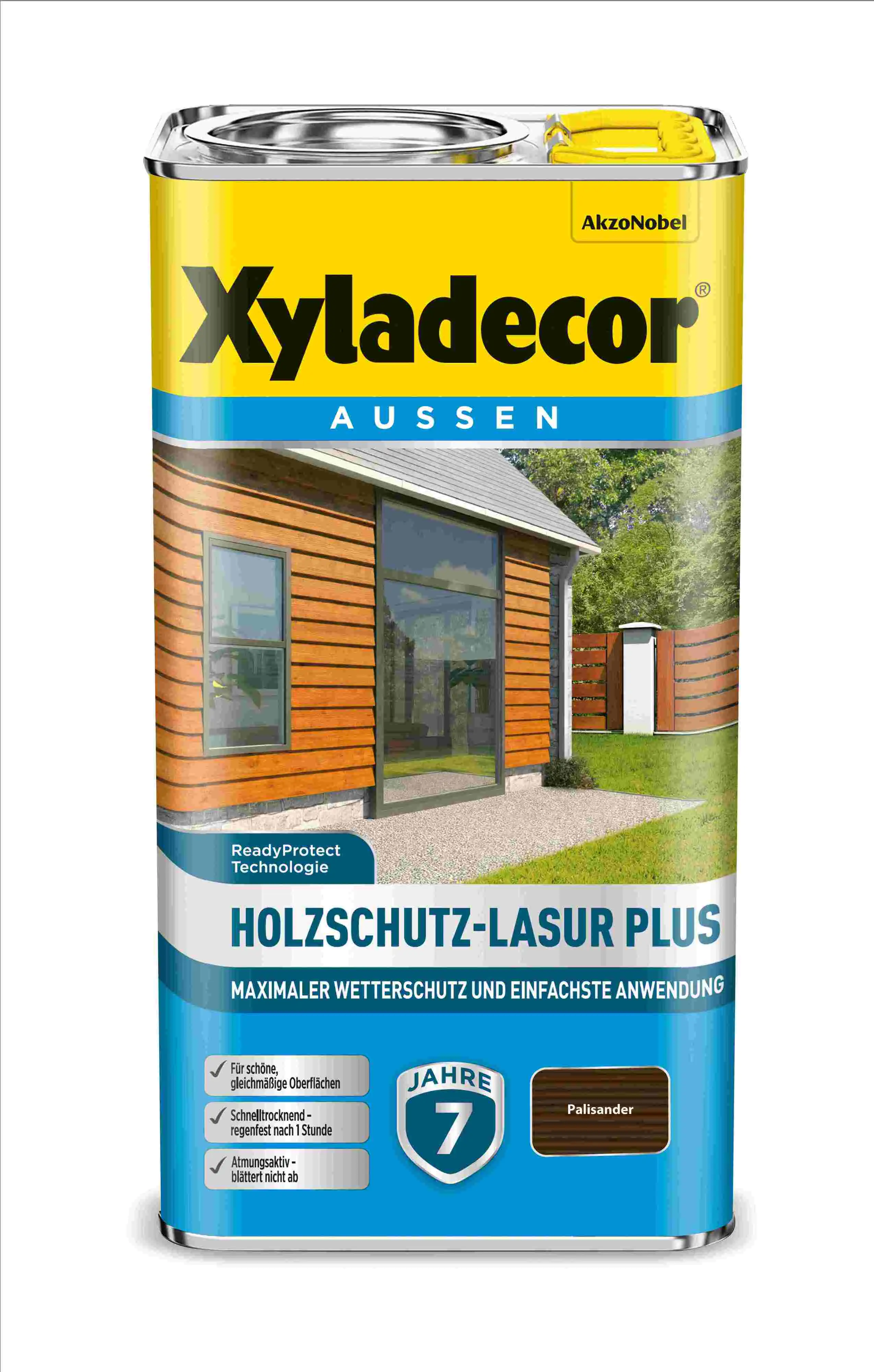 Xyladecor Holzschutz-Lasur 4 L palisander Plus Xyladecor Holzschutz-Lasur 4 L palisander Plus
