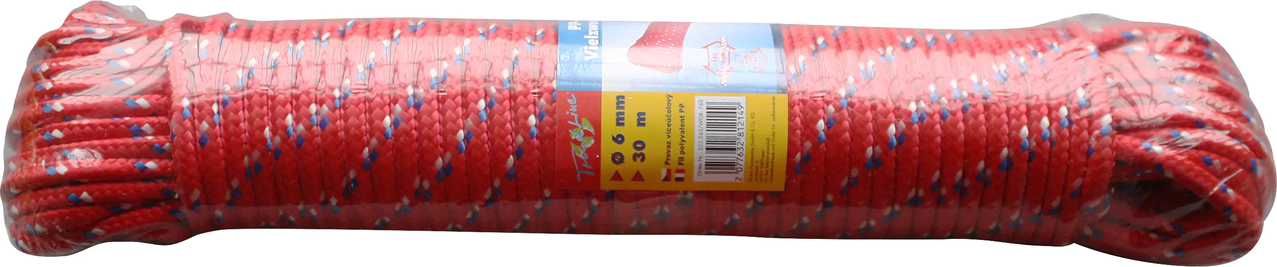 TrendLine Mehrzweckseil Ø 6 mm x 30 m rot TrendLine Mehrzweckseil Ø 6 mm x 30 m rot