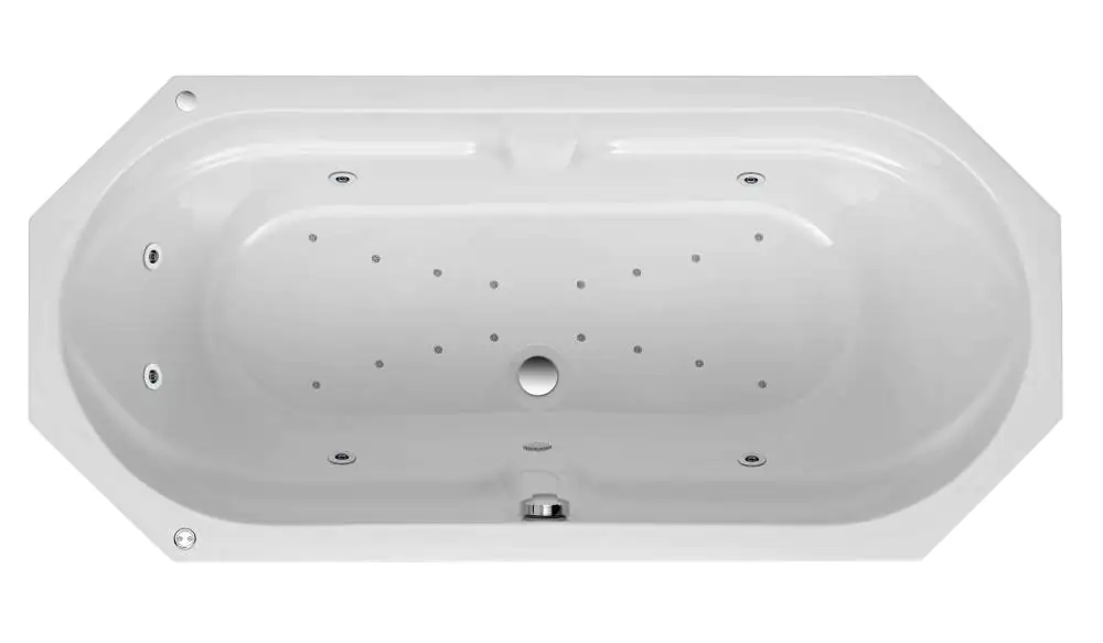Ottofond Whirlpool-System 3 Sicilia 170 cm, weiß