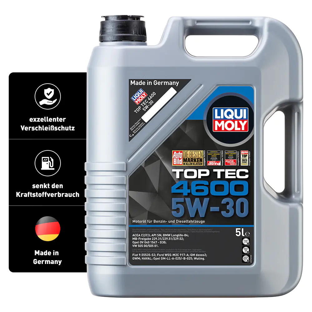 Liqui Moly Motoröl Top Tec 4600 SAE 5W-30 5 L Liqui Moly Motoröl Top Tec 4600 SAE 5W-30 5 L