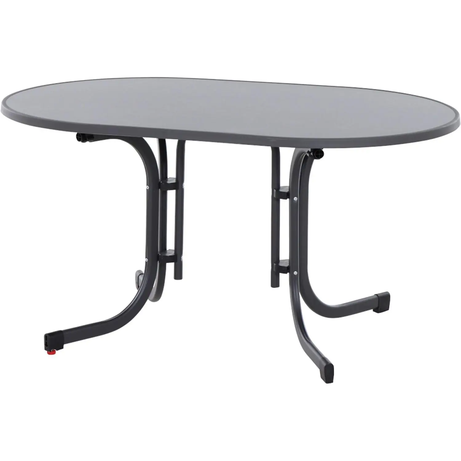 Siena Garden Klapptisch Paco oval 140 x 90 cm anthrazit Siena Garden Klapptisch Paco oval 140 x 90 cm anthrazit
