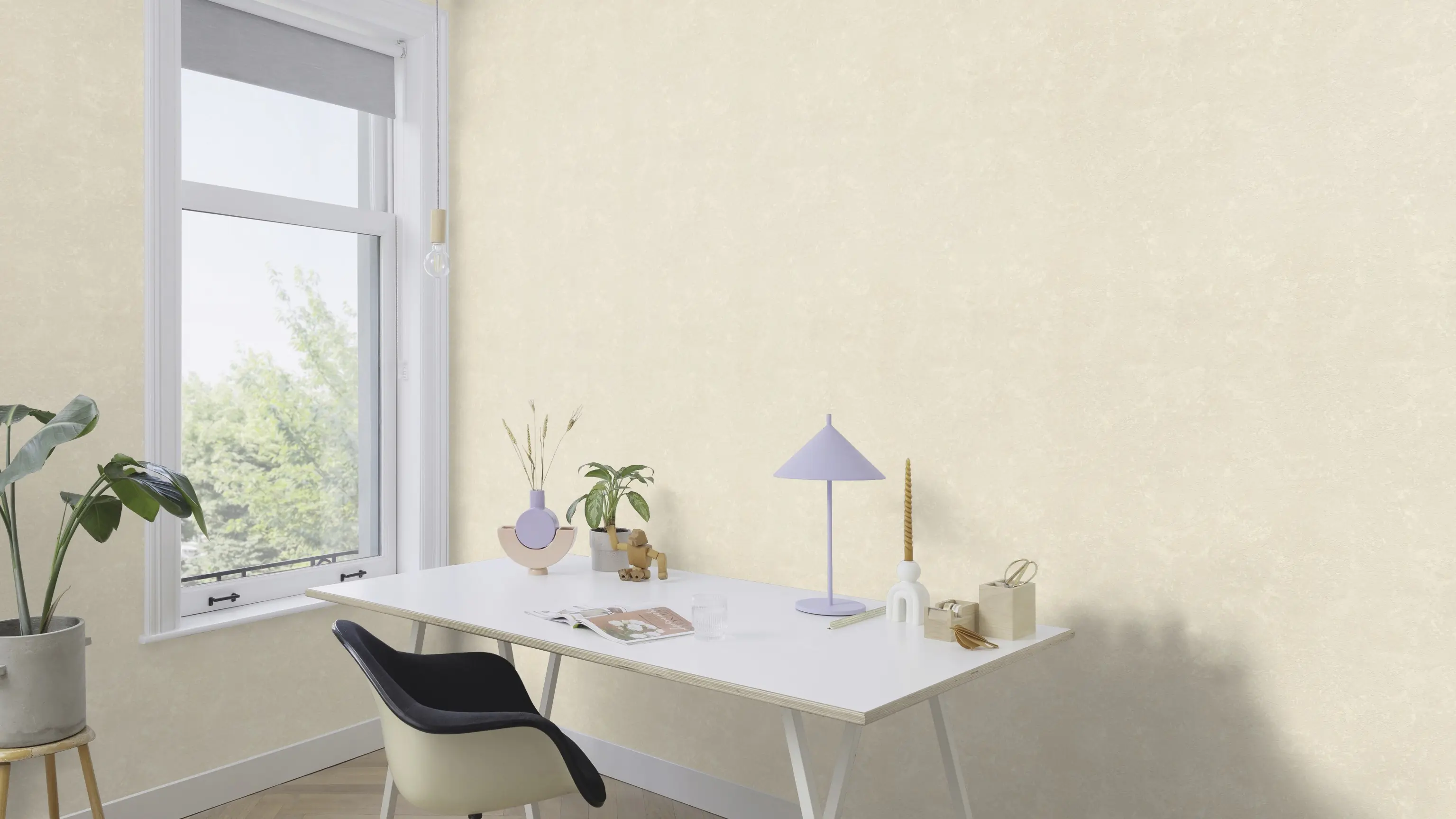 Rasch Vliestapete 315134 Beige-Warmbeige Uni 10,05 m x 0,53 m