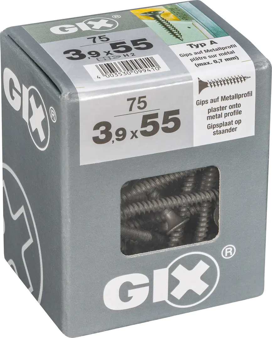 Spax Schnellbauschrauben 3.9 x 55 mm PH 2 - 75 Stk. Spax Schnellbauschrauben 3.9 x 55 mm PH 2 - 75 Stk.