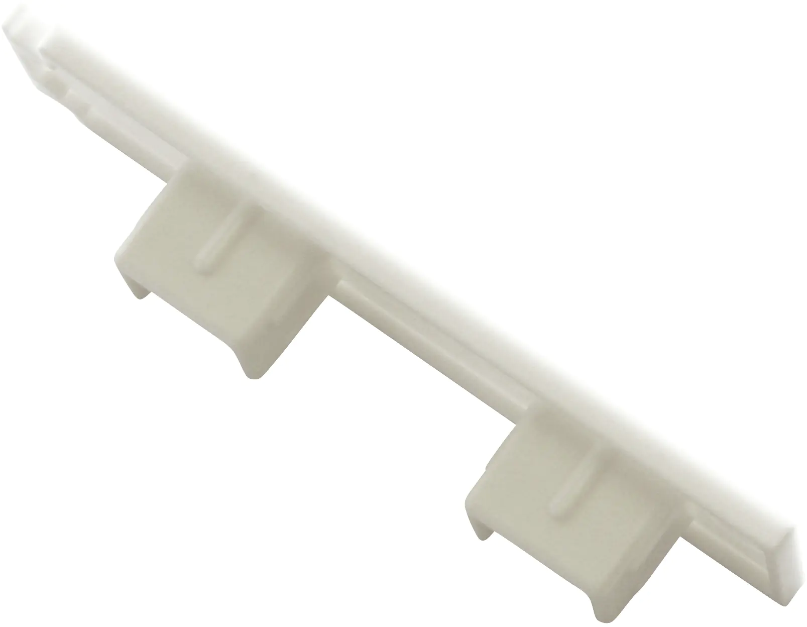 Gardinia Endstück für Vorhangschiene GE2, 2-lfg., weiß