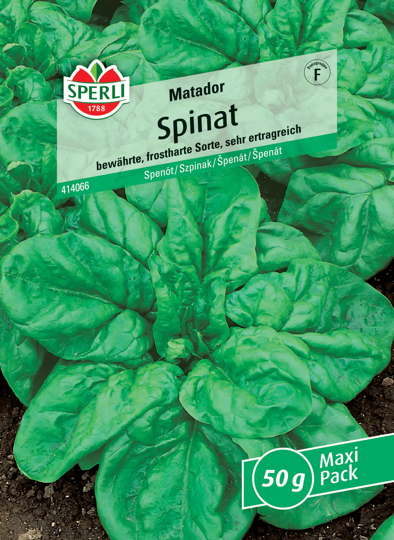 Sperli Spinat Matador MaxiPack 50g