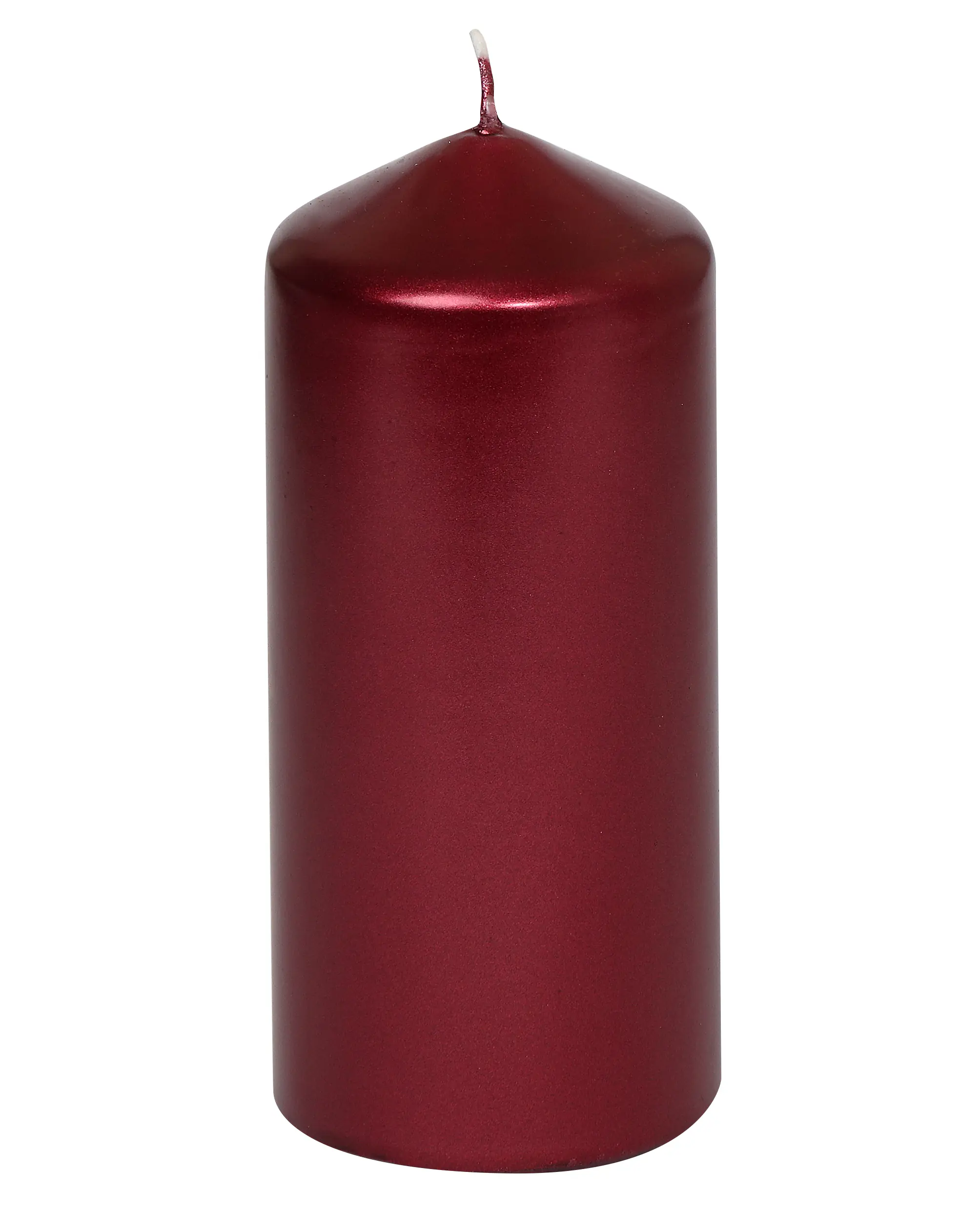 Steinhart Stumpenkerze Edelglanz Ø 5,7 x 13 cm altrot