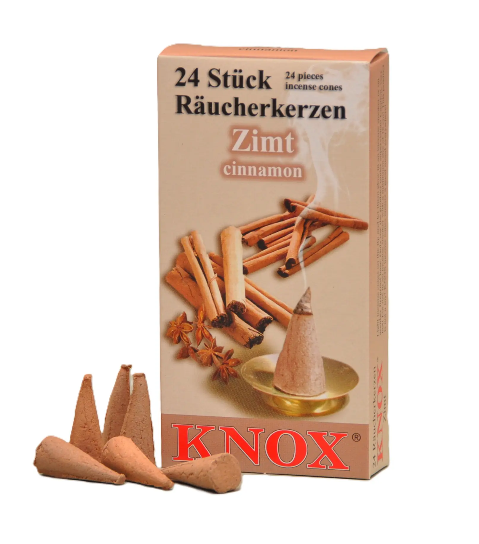 Knox Räucherkerzen - Zimt 24 Stück