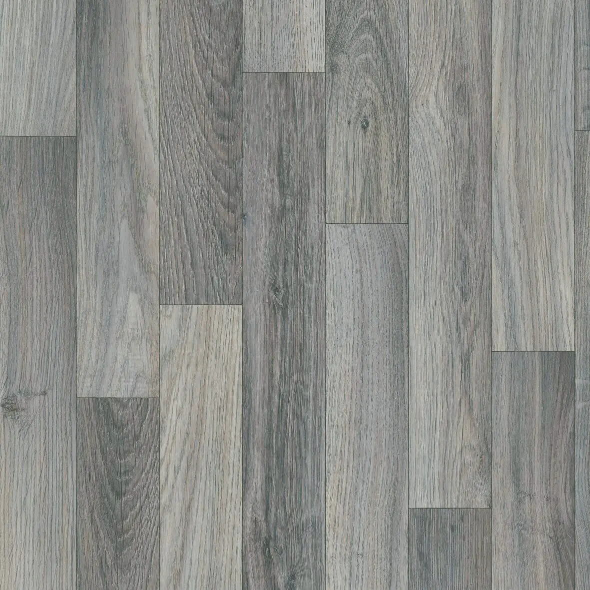 Bodenbelag Vinyl Trail Holzoptik, grau, 4 m breit